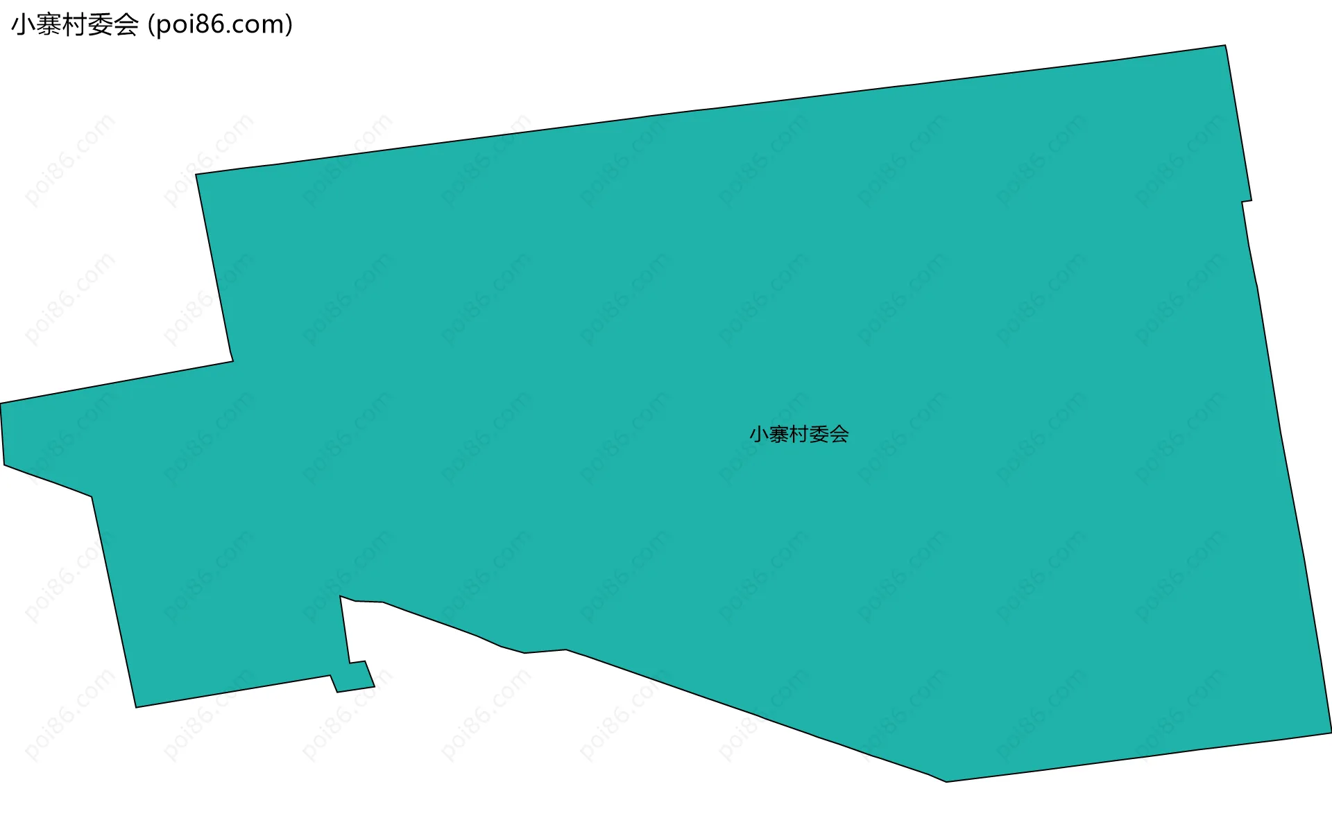小寨村委会边界地图