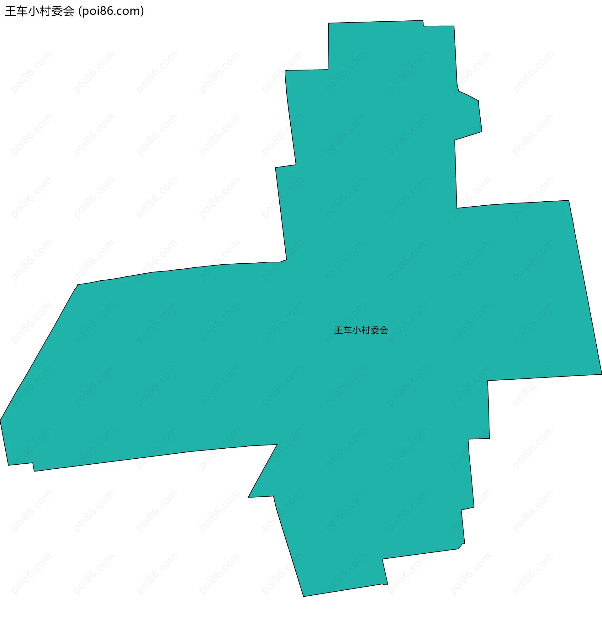 王车小村委会边界地图