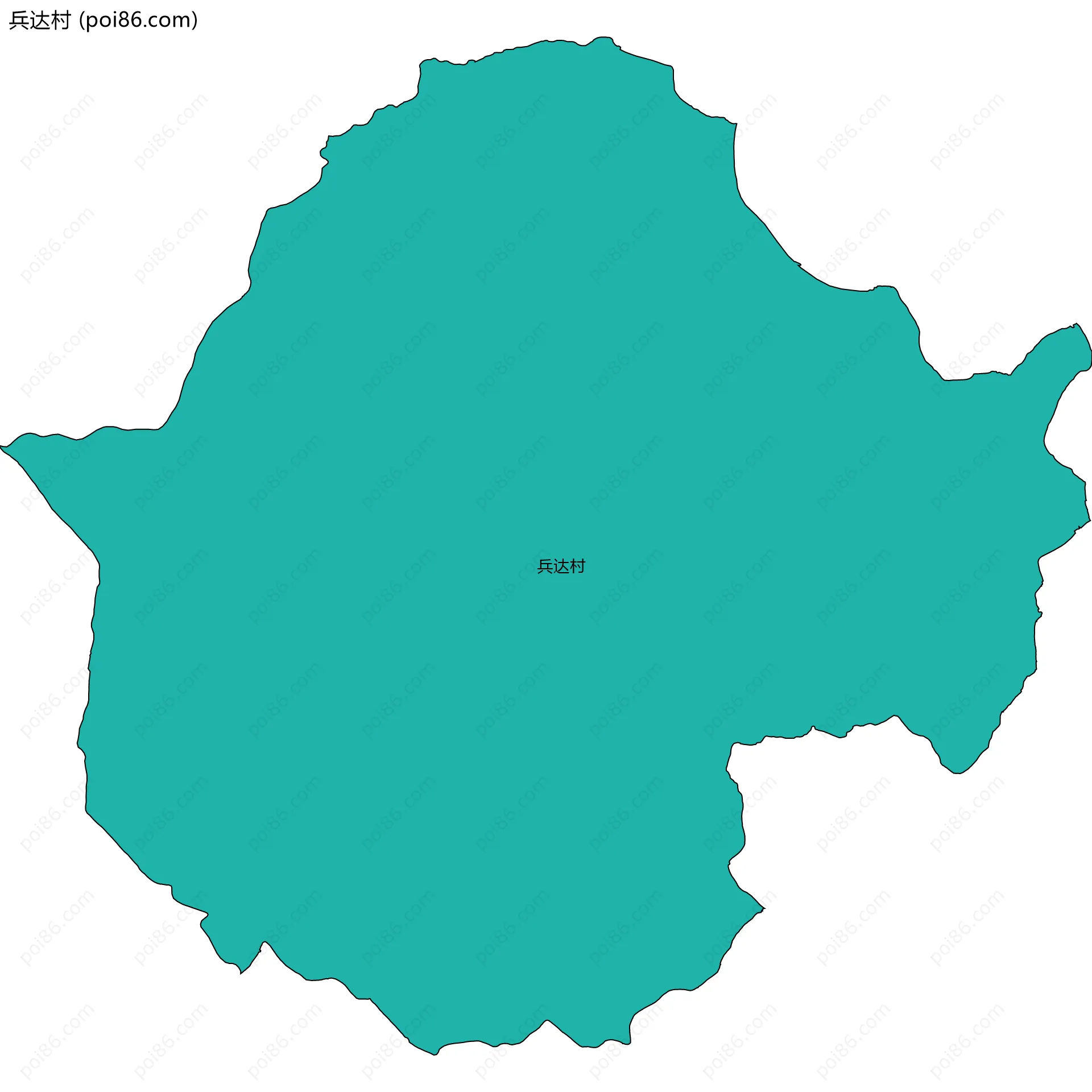 兵达村边界地图