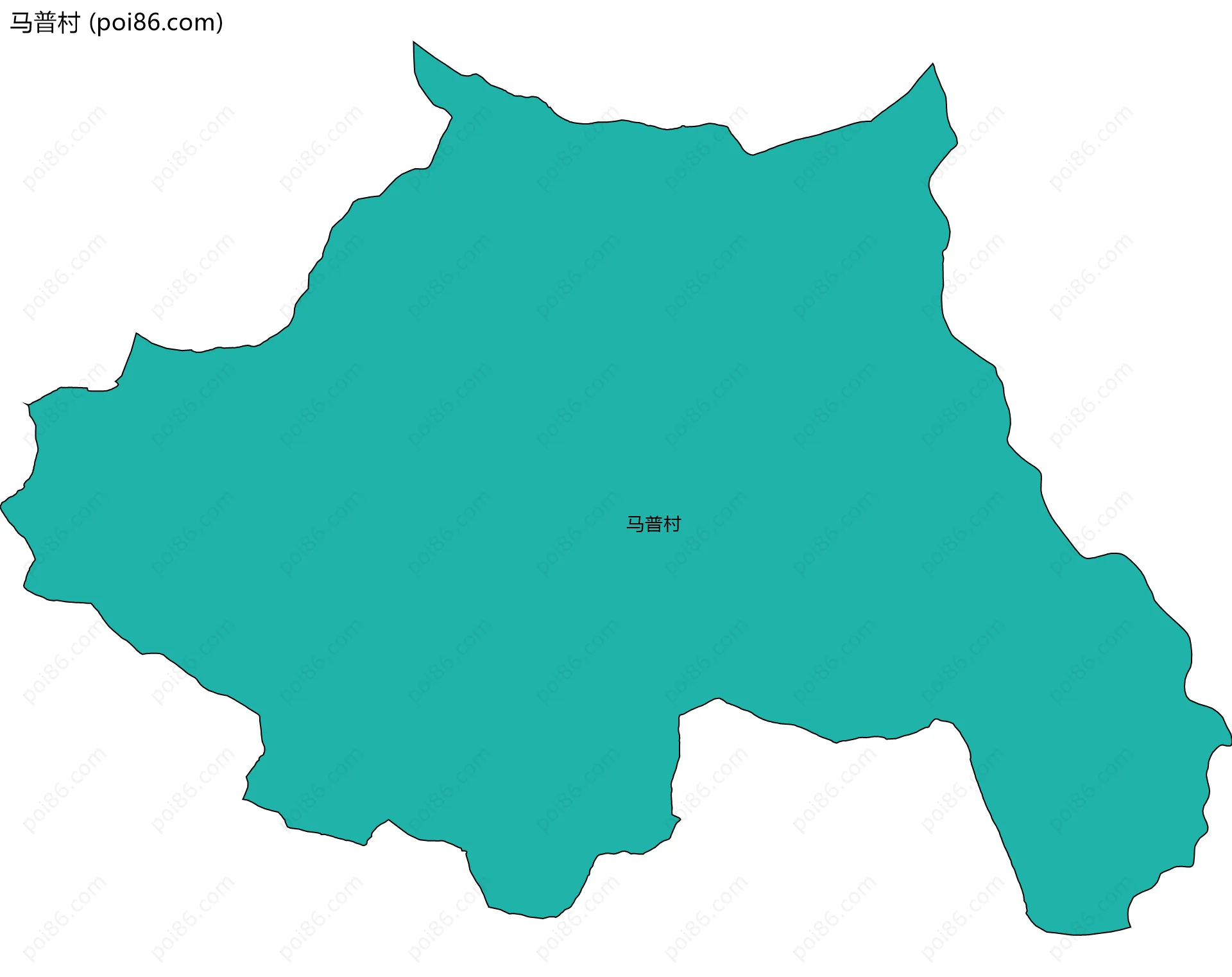 马普村边界地图