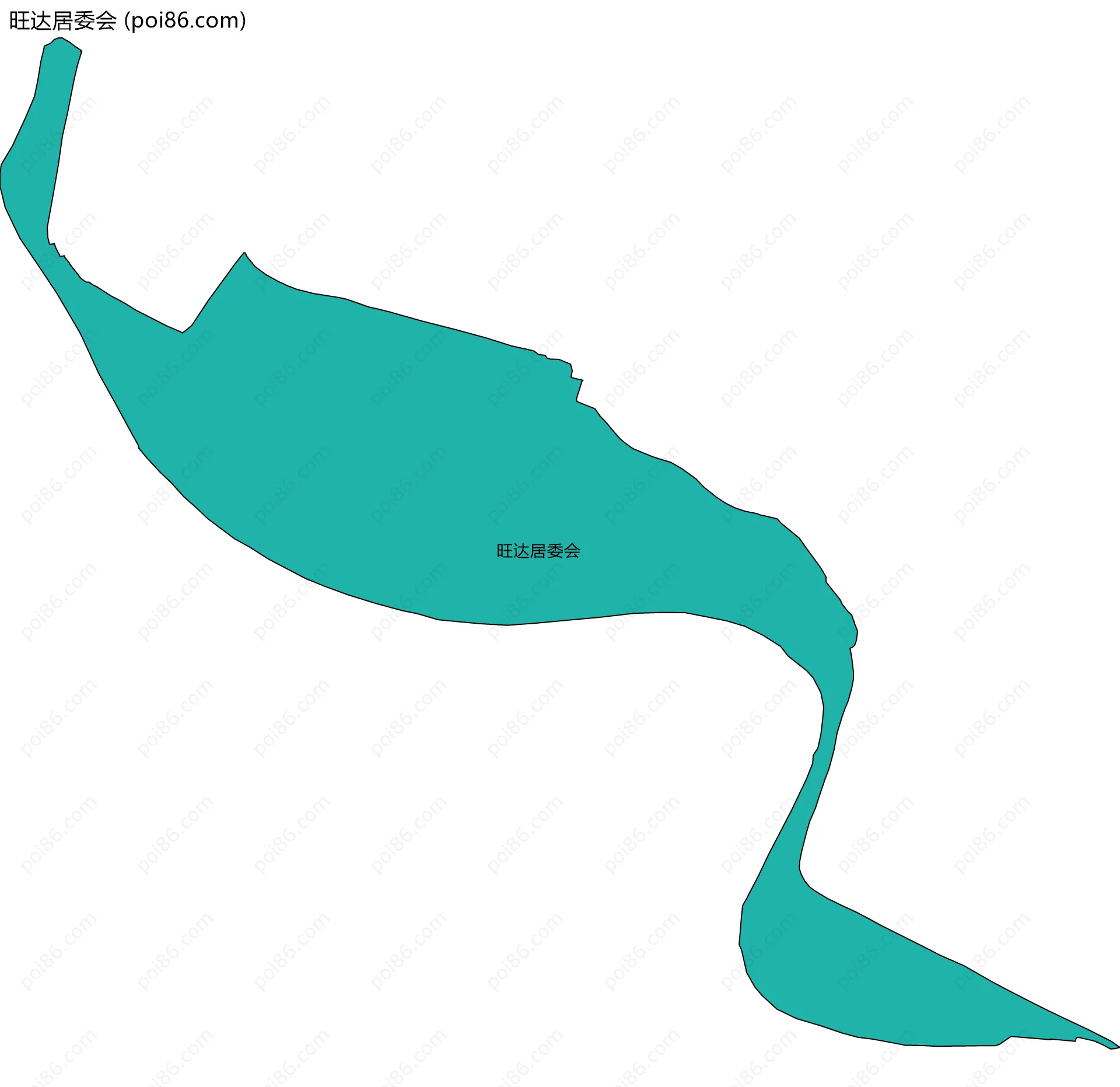 旺达居委会边界地图