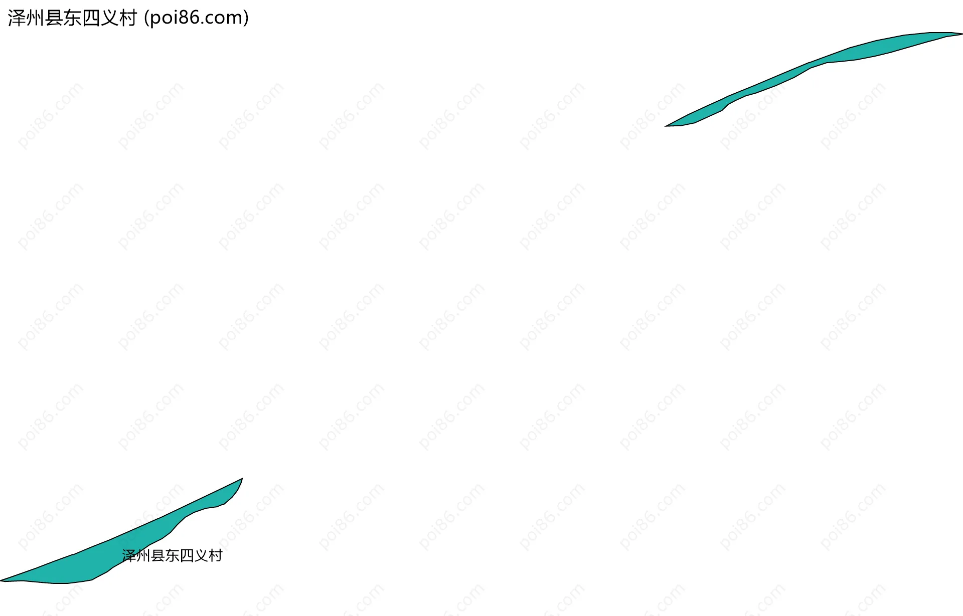 泽州县东四义村边界地图