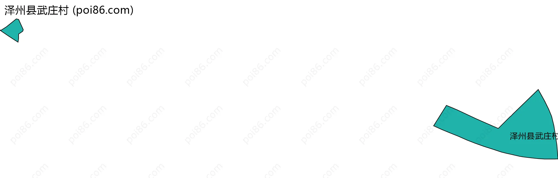 泽州县武庄村边界地图