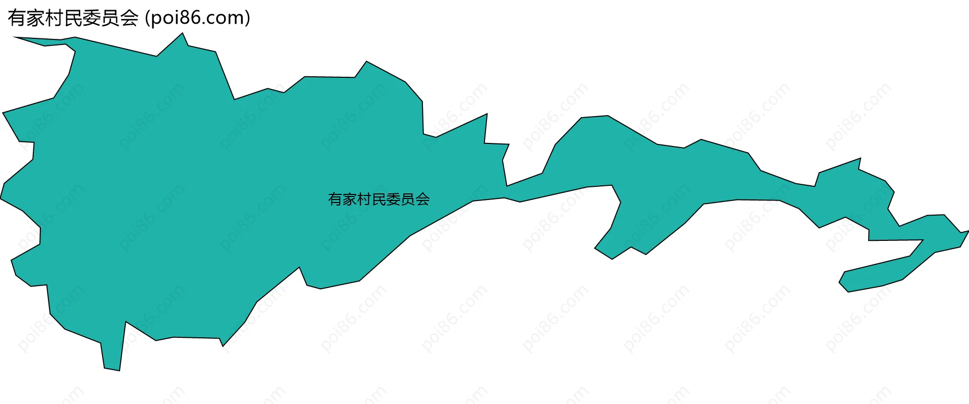 有家村民委员会边界地图