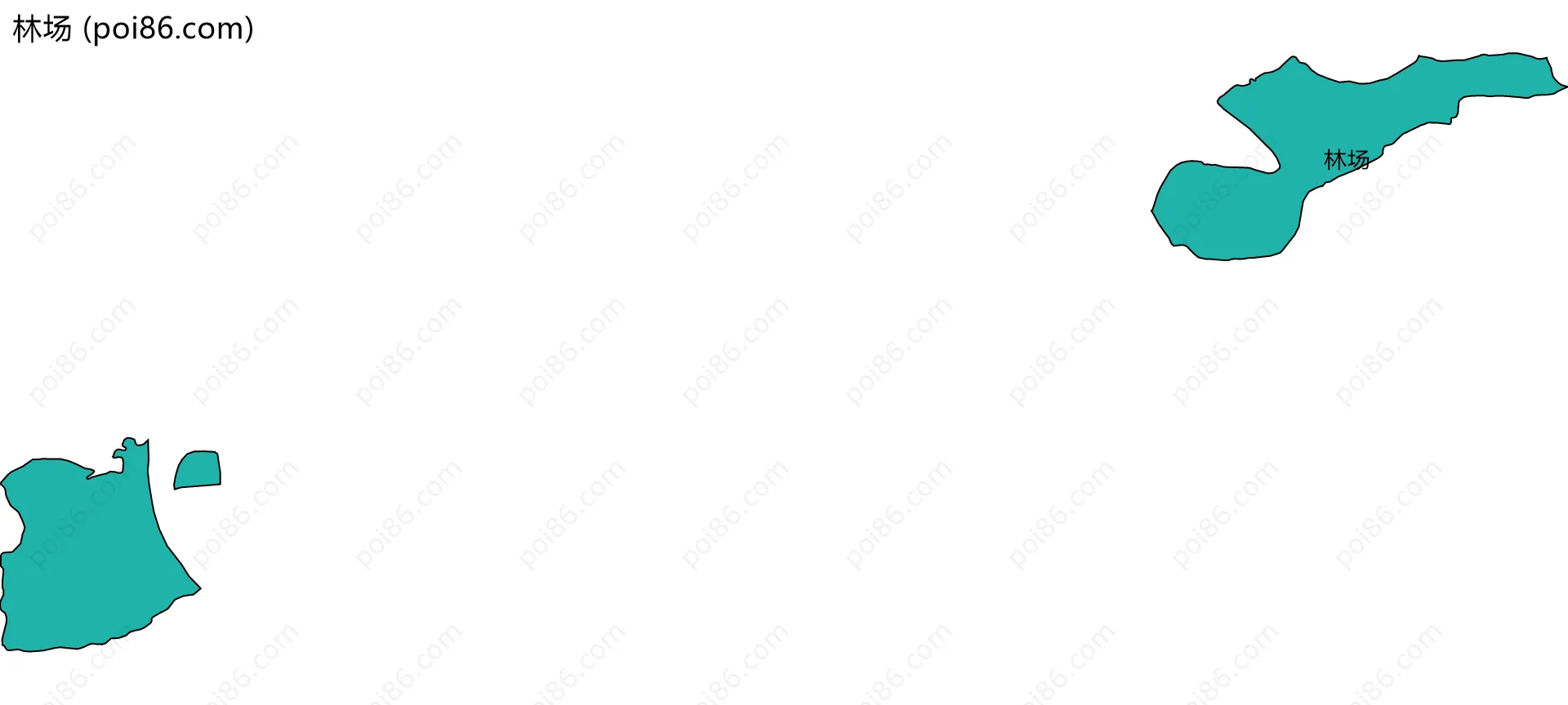 林场边界地图