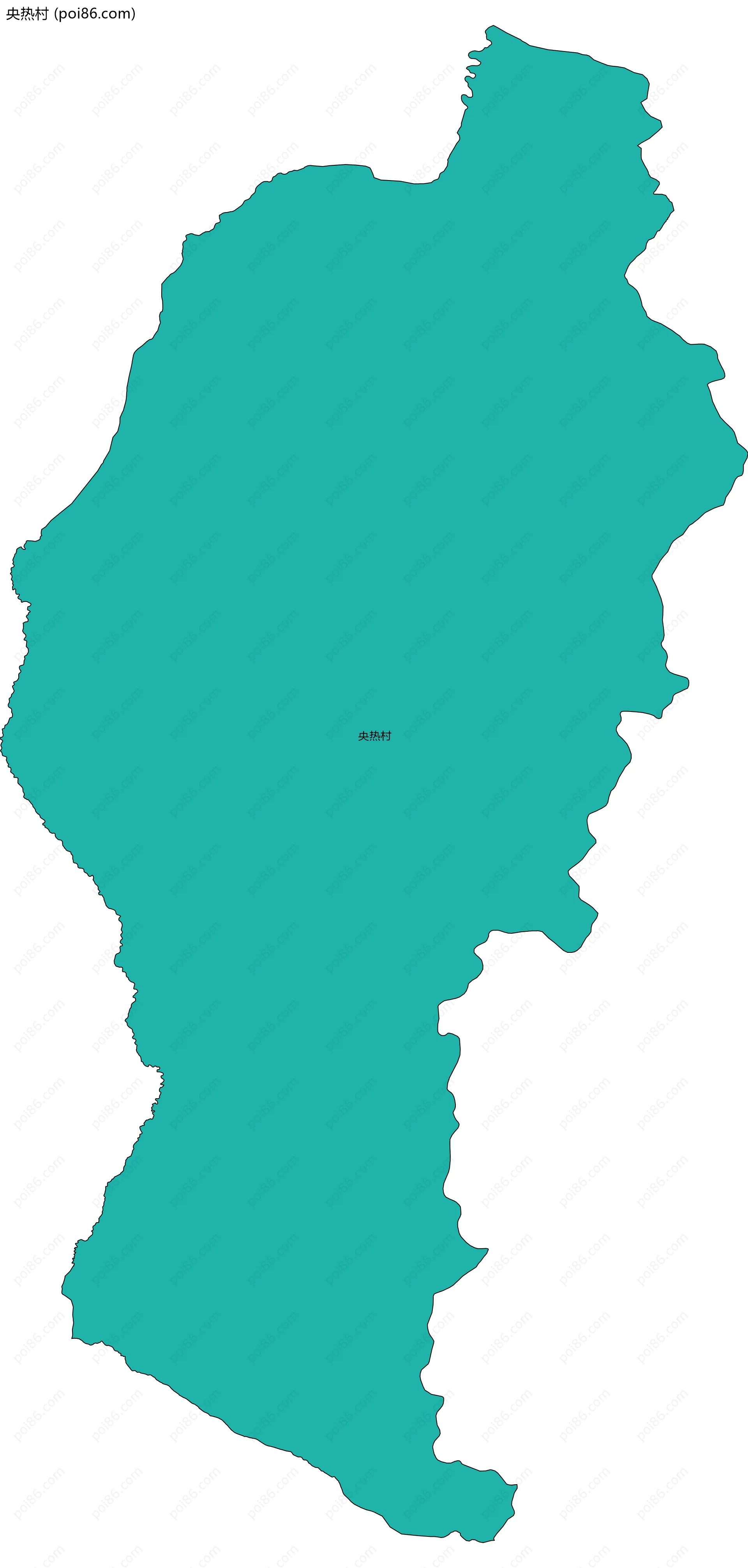 央热村边界地图