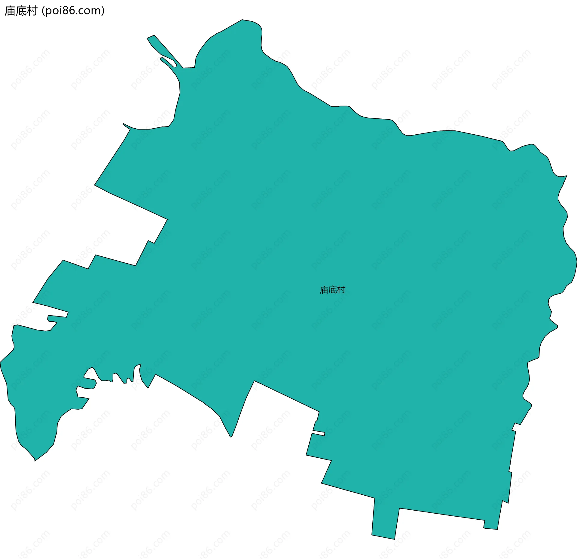 庙底村边界地图