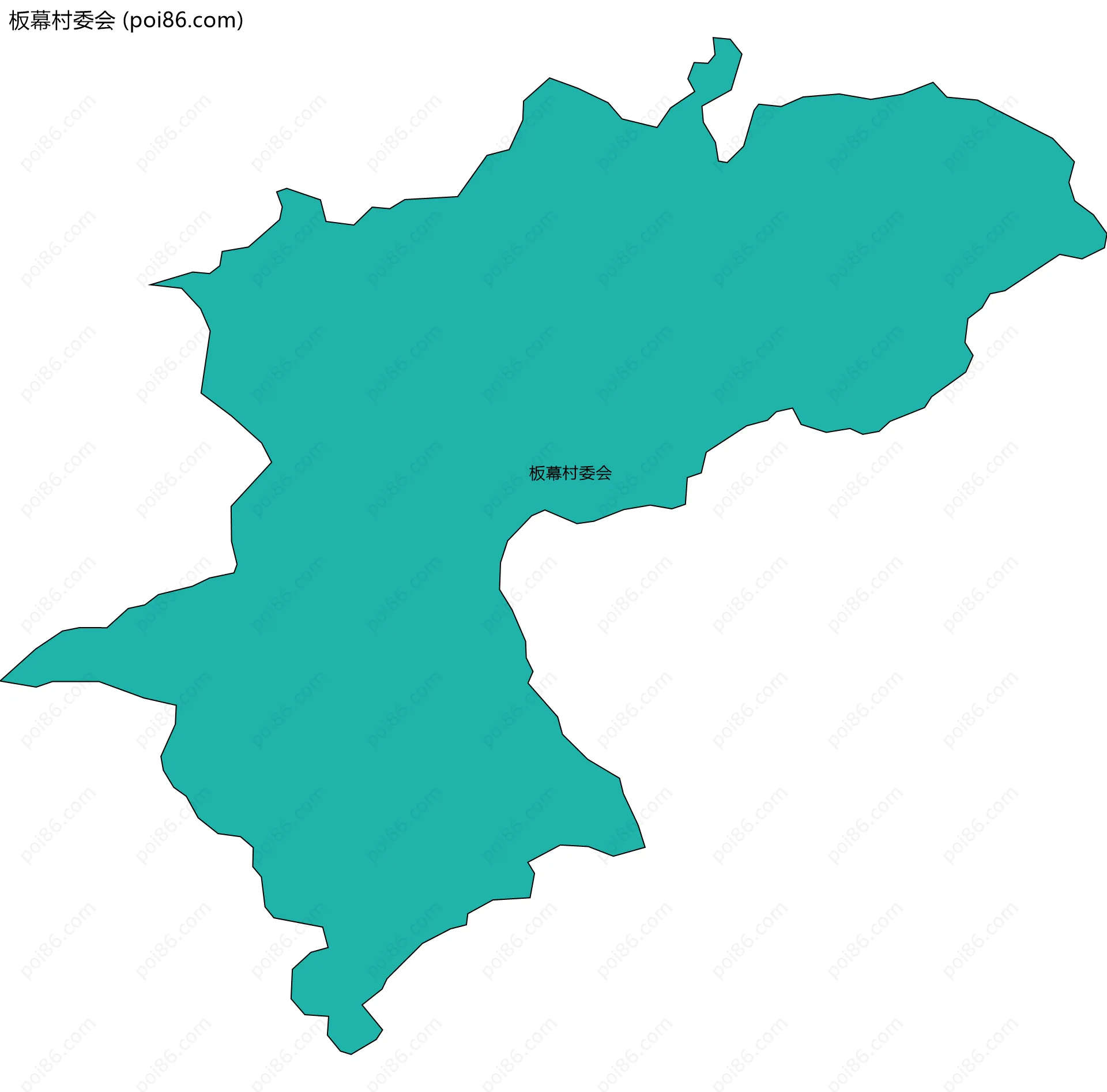 板幕村委会边界地图