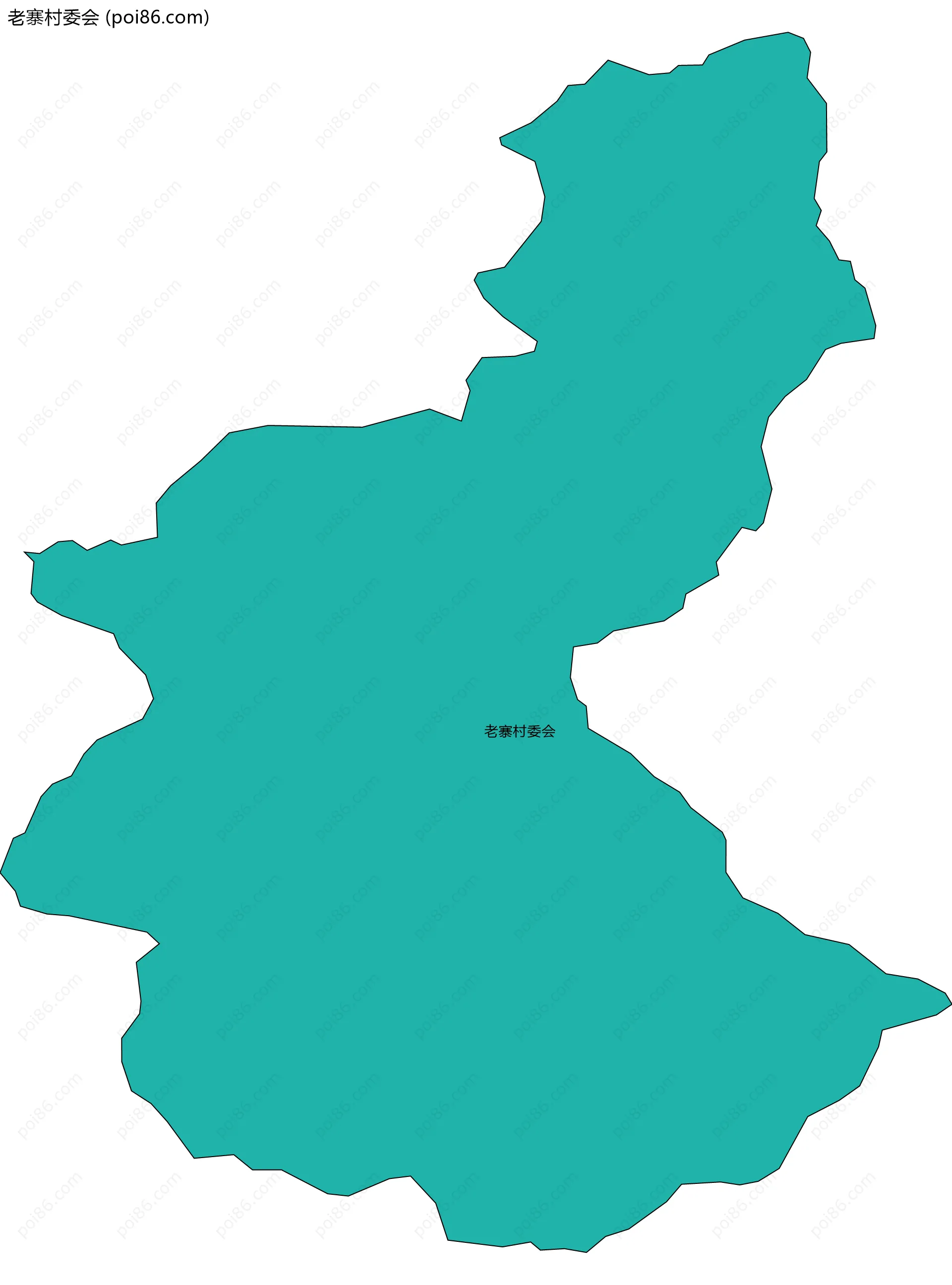 老寨村委会边界地图