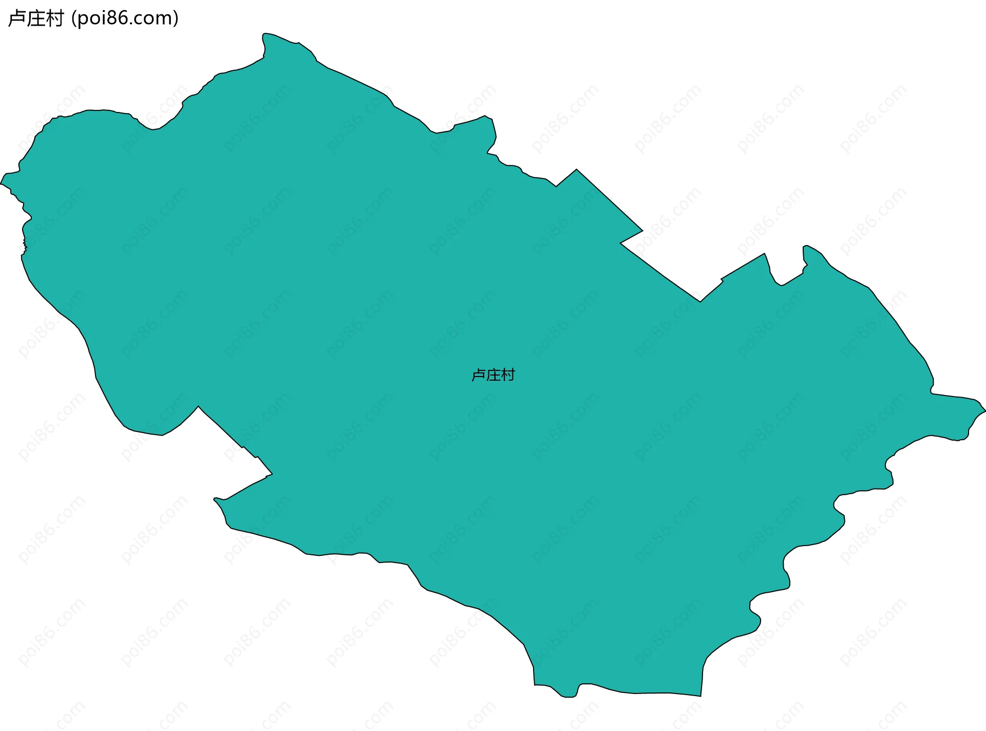 卢庄村边界地图