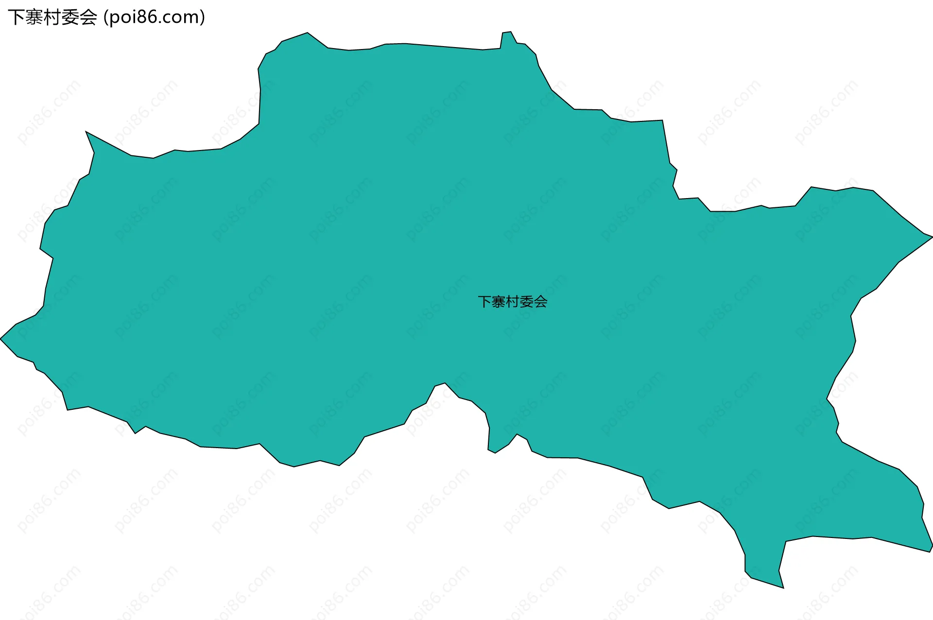 下寨村委会边界地图