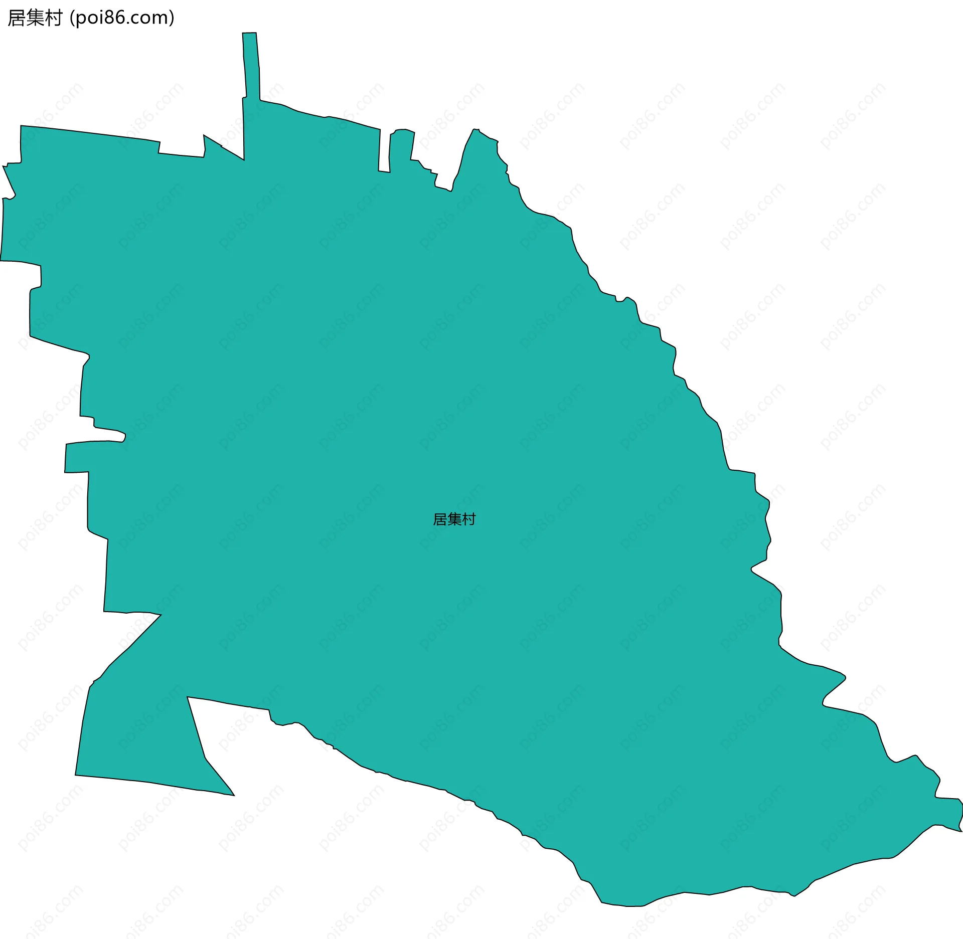 居集村边界地图