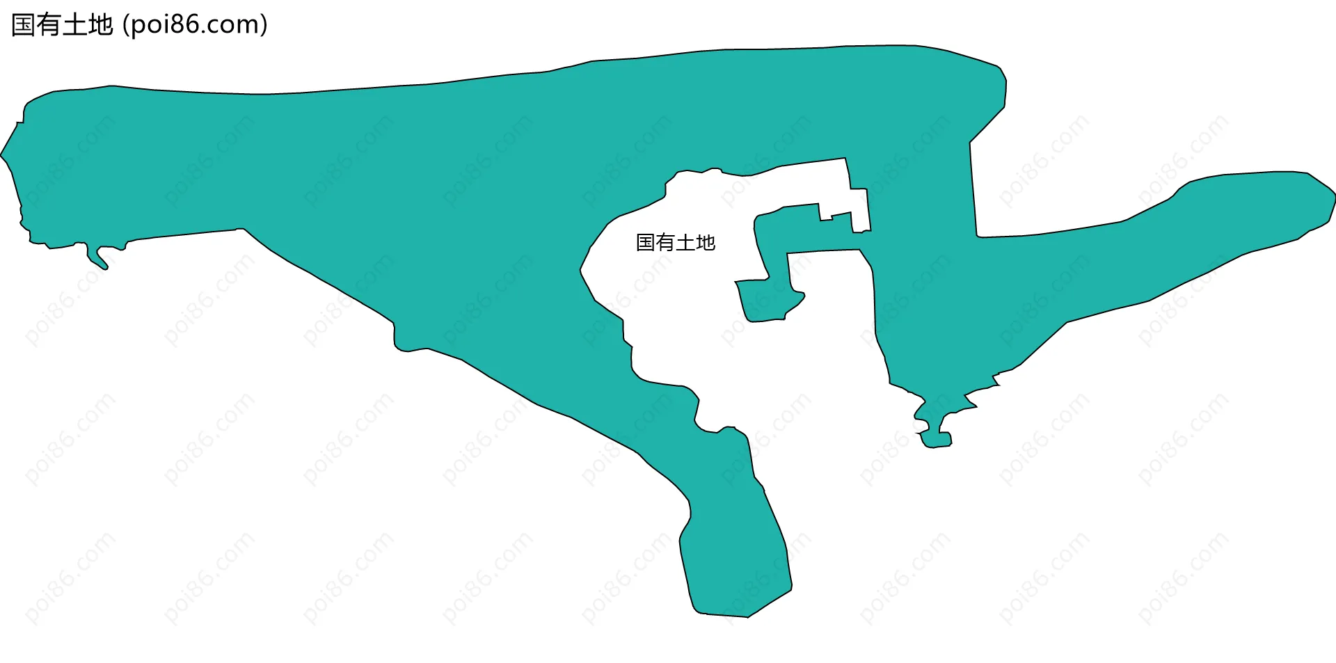 国有土地边界地图