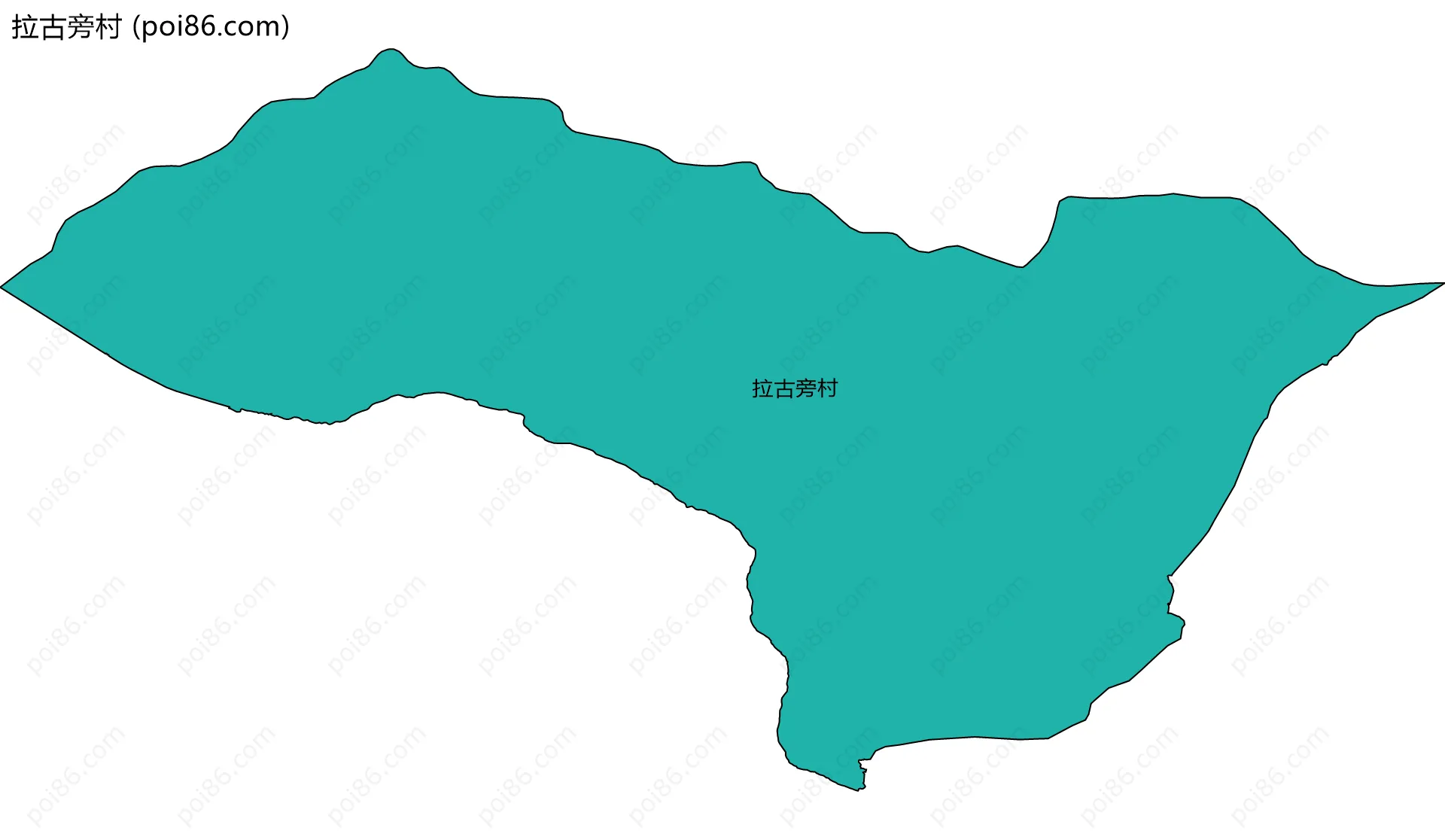 拉古旁村边界地图