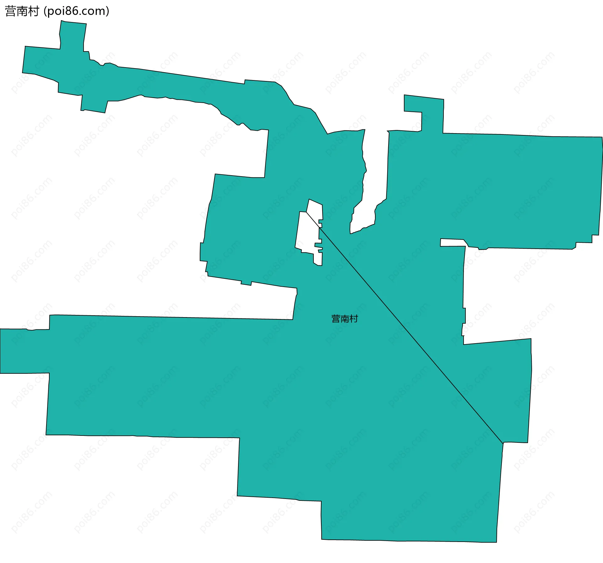 营南村边界地图