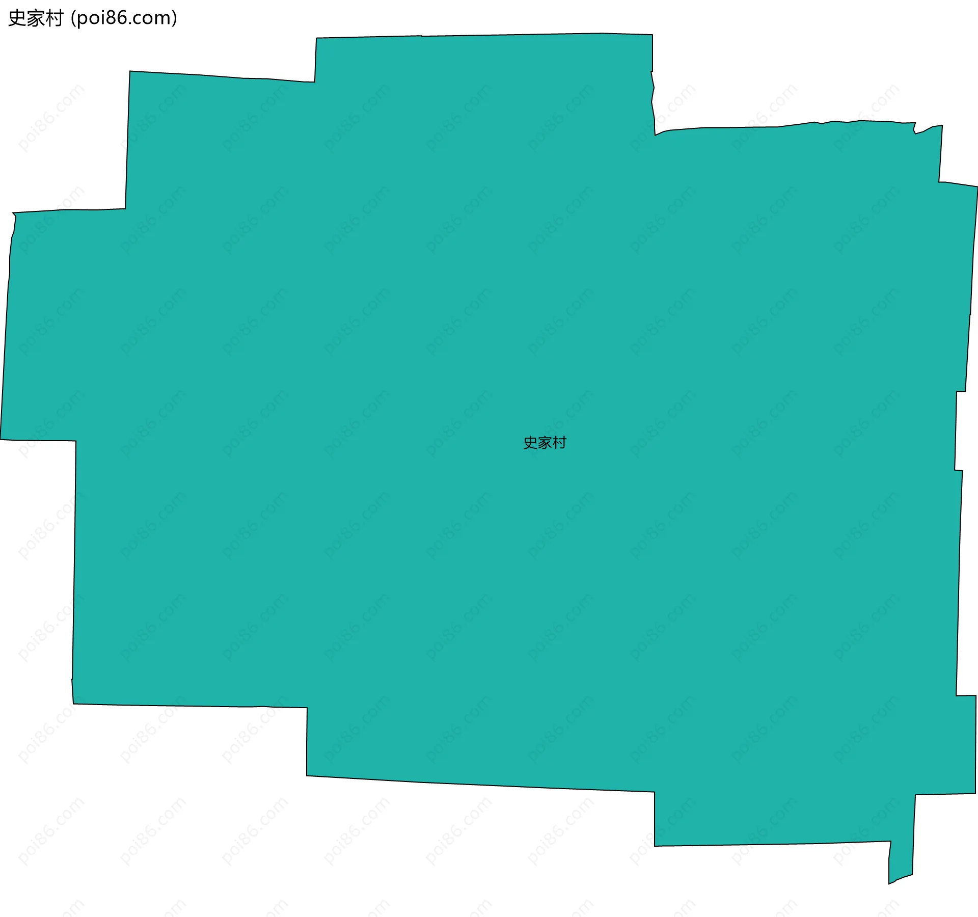 史家村边界地图