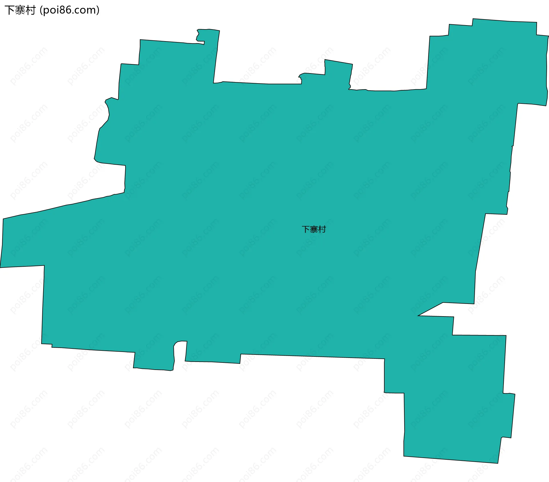 下寨村边界地图