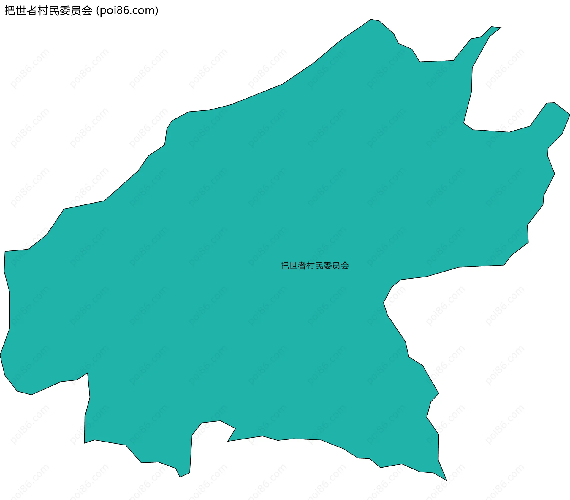 把世者村民委员会边界地图