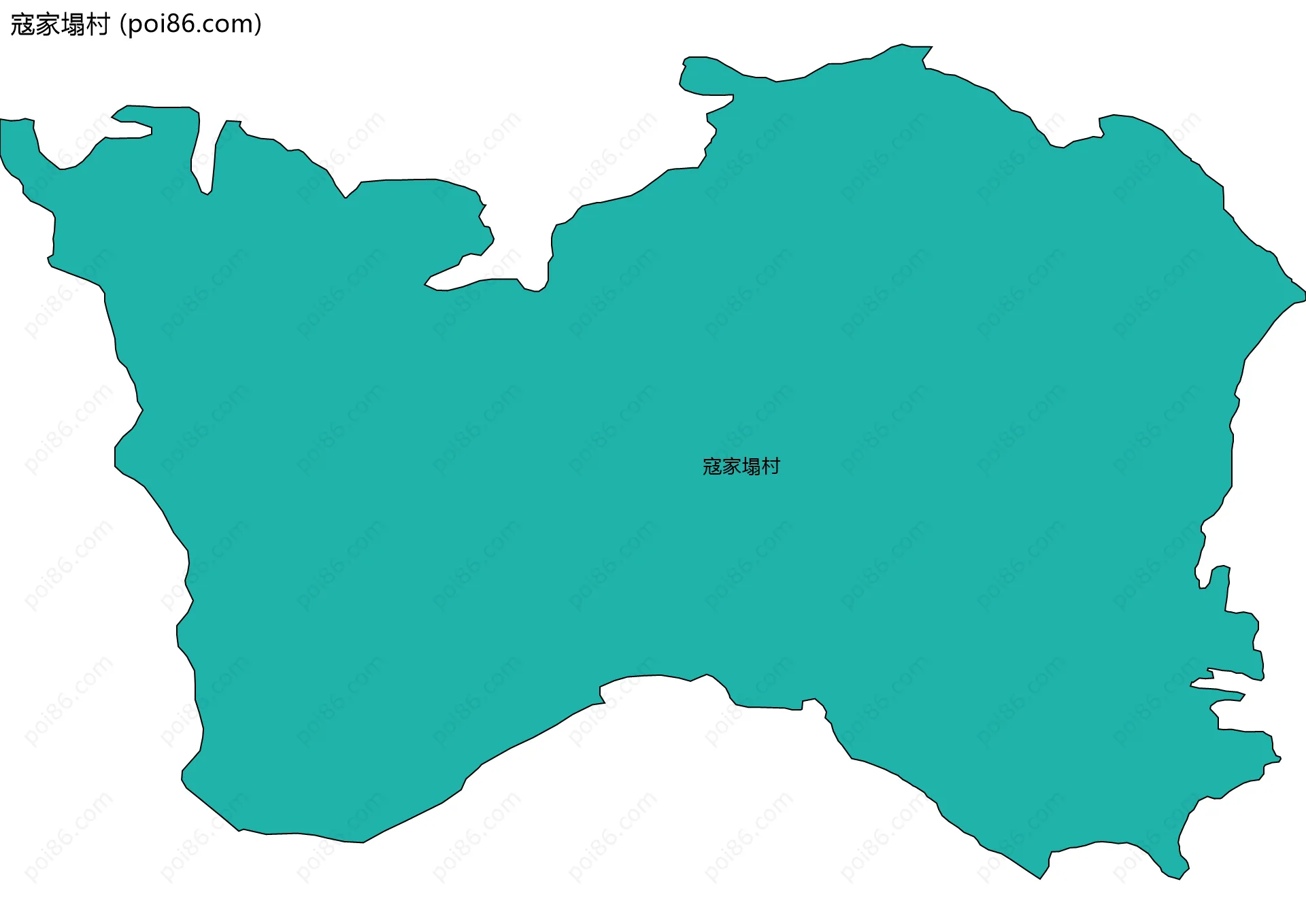 寇家塌村边界地图