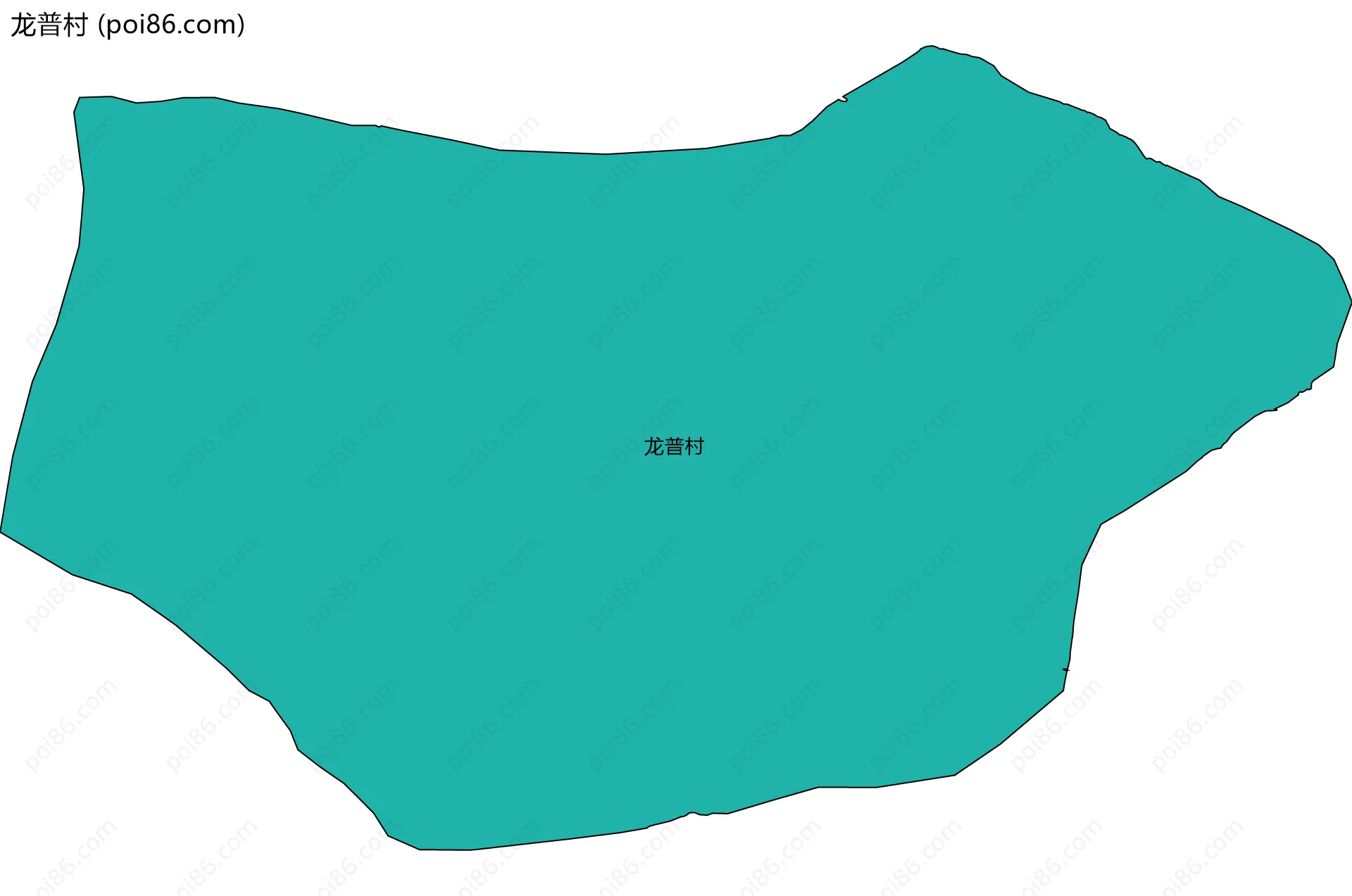 龙普村边界地图