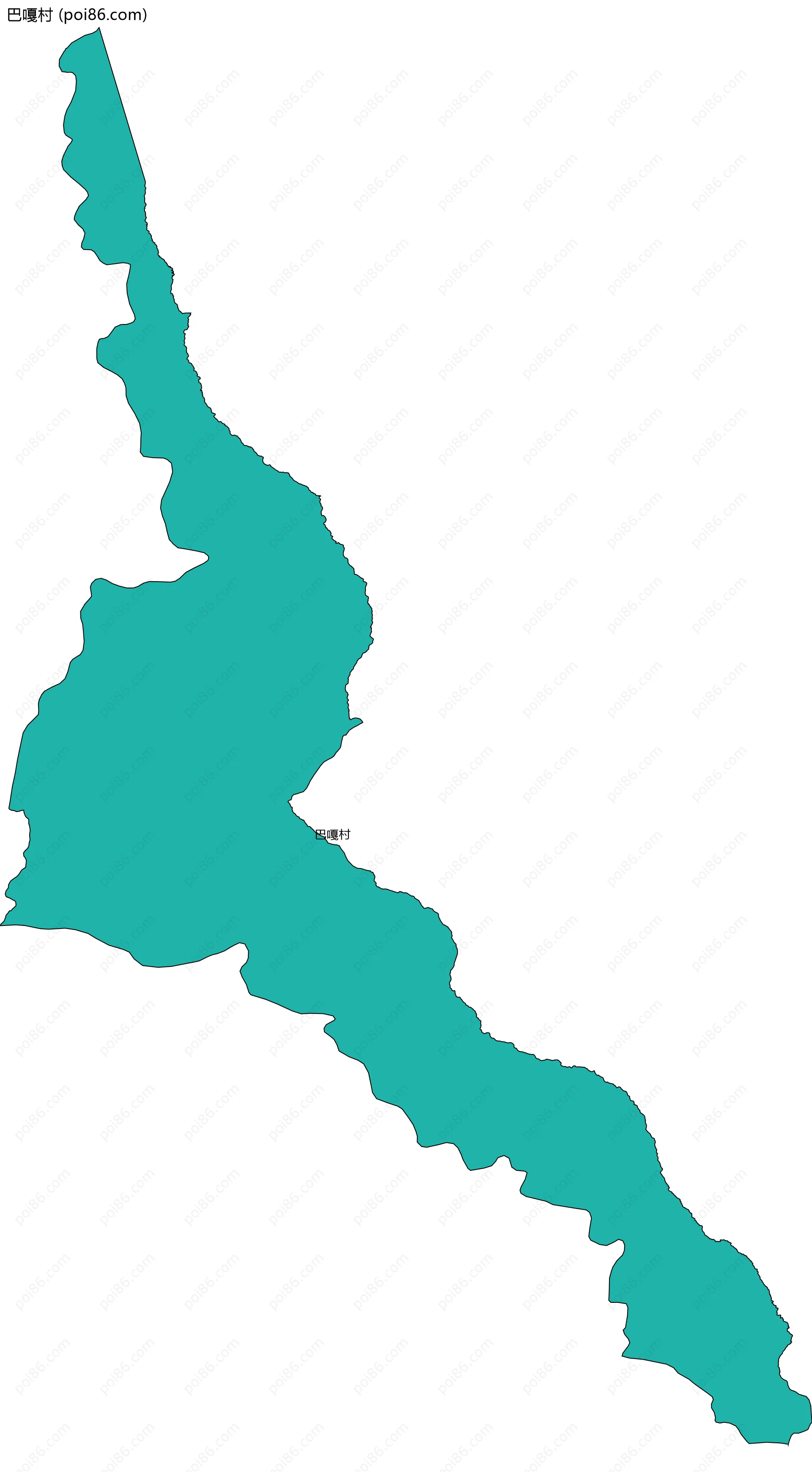 巴嘎村边界地图