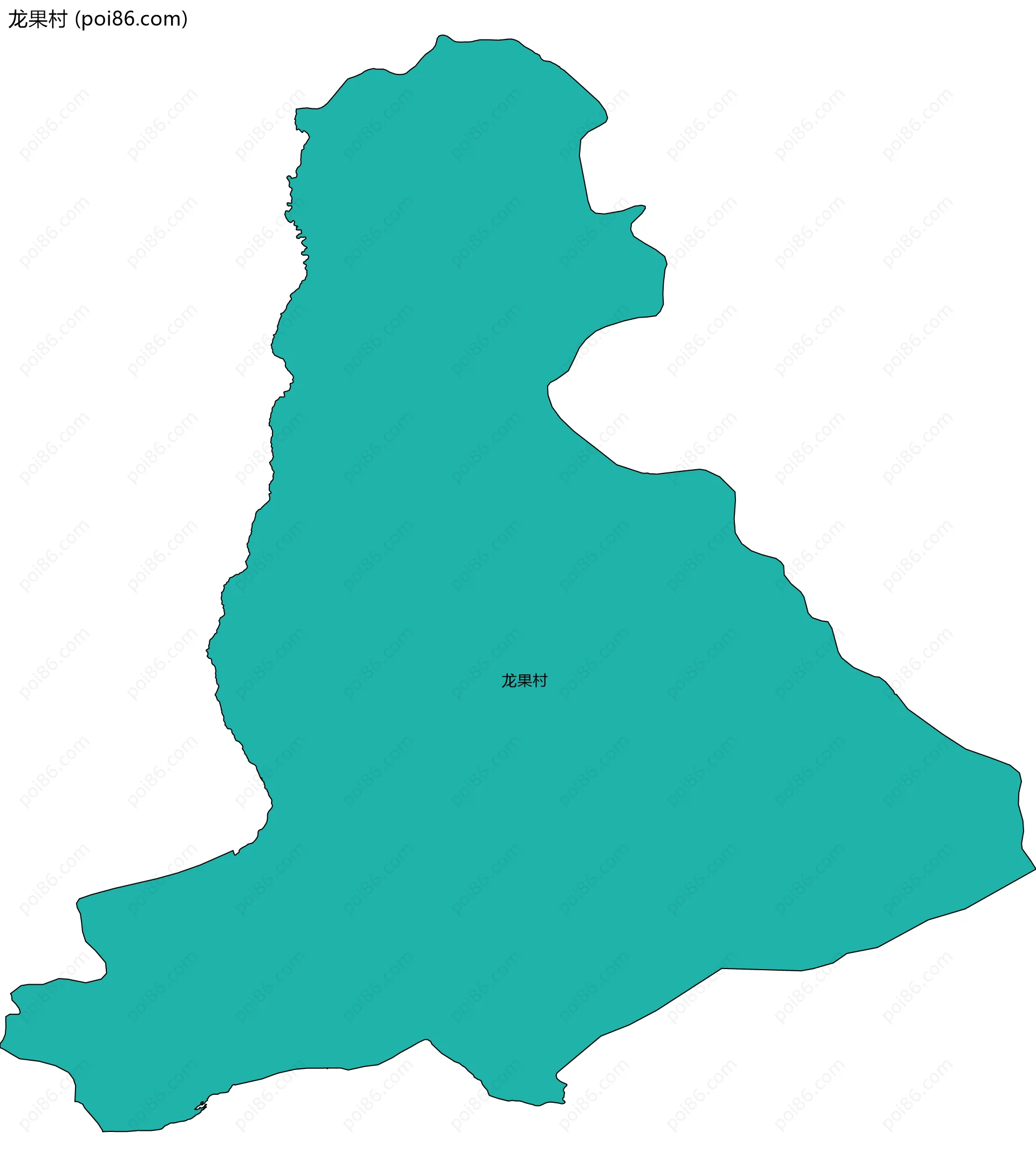 龙果村边界地图