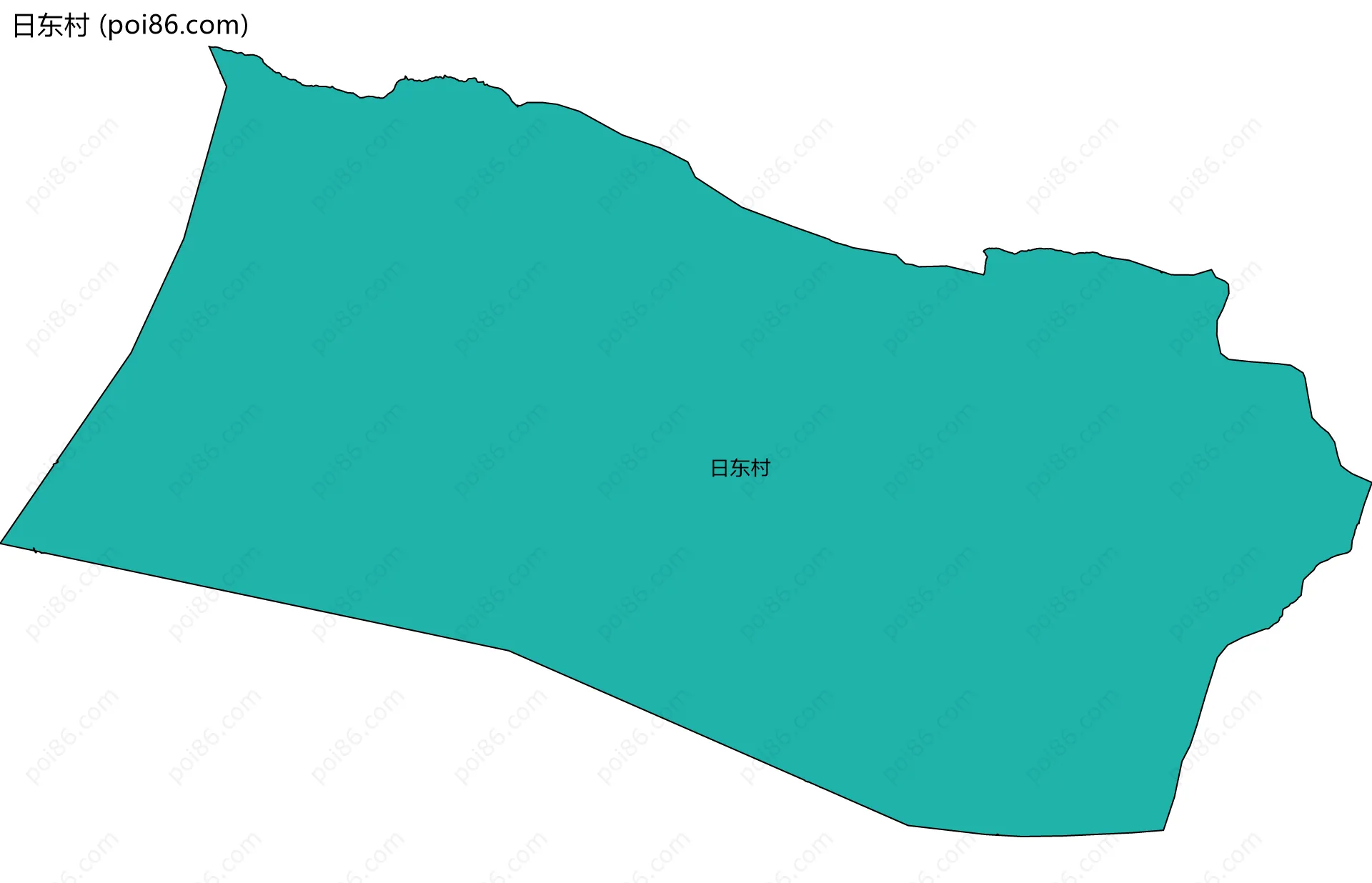 日东村边界地图