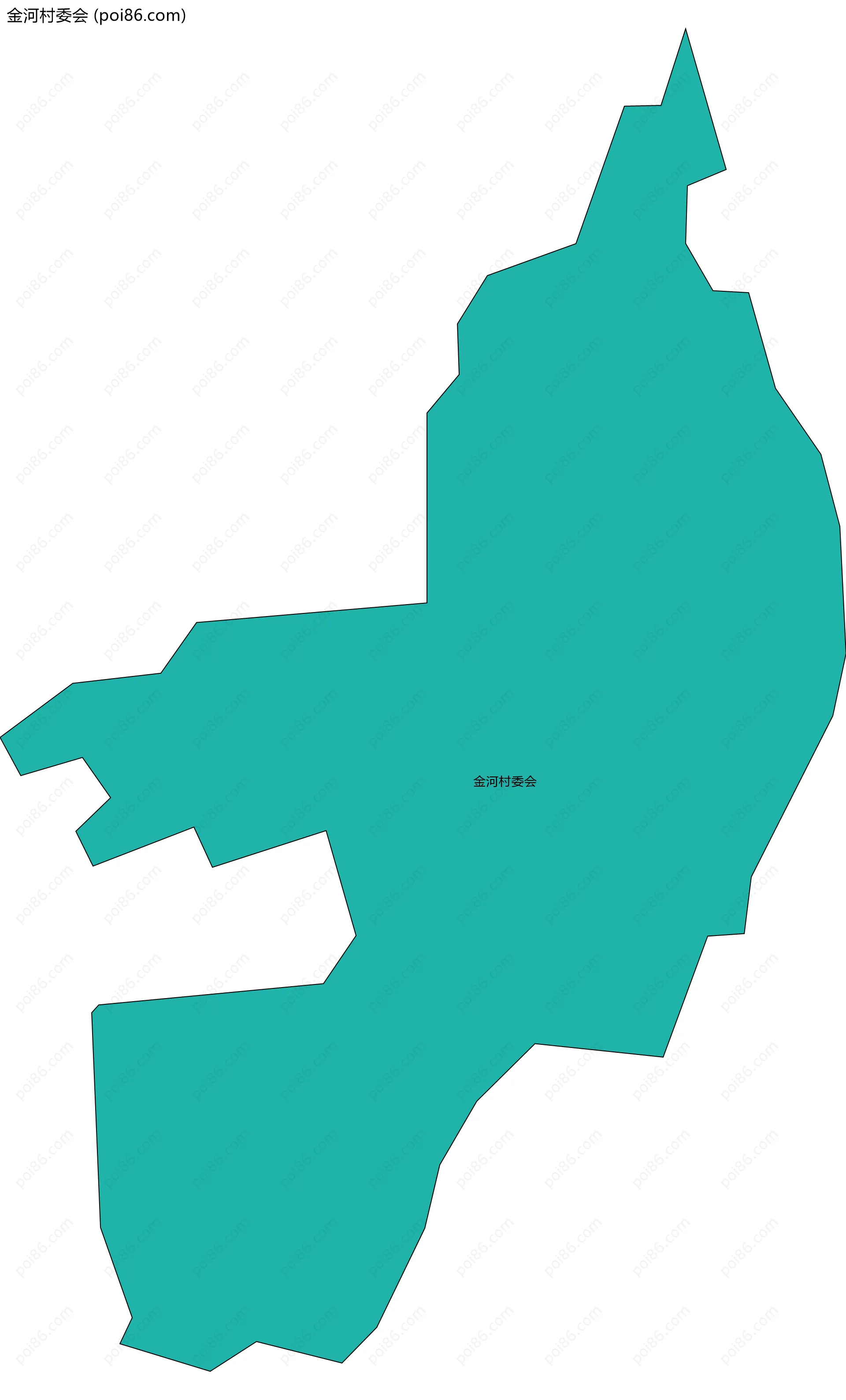 金河村委会边界地图