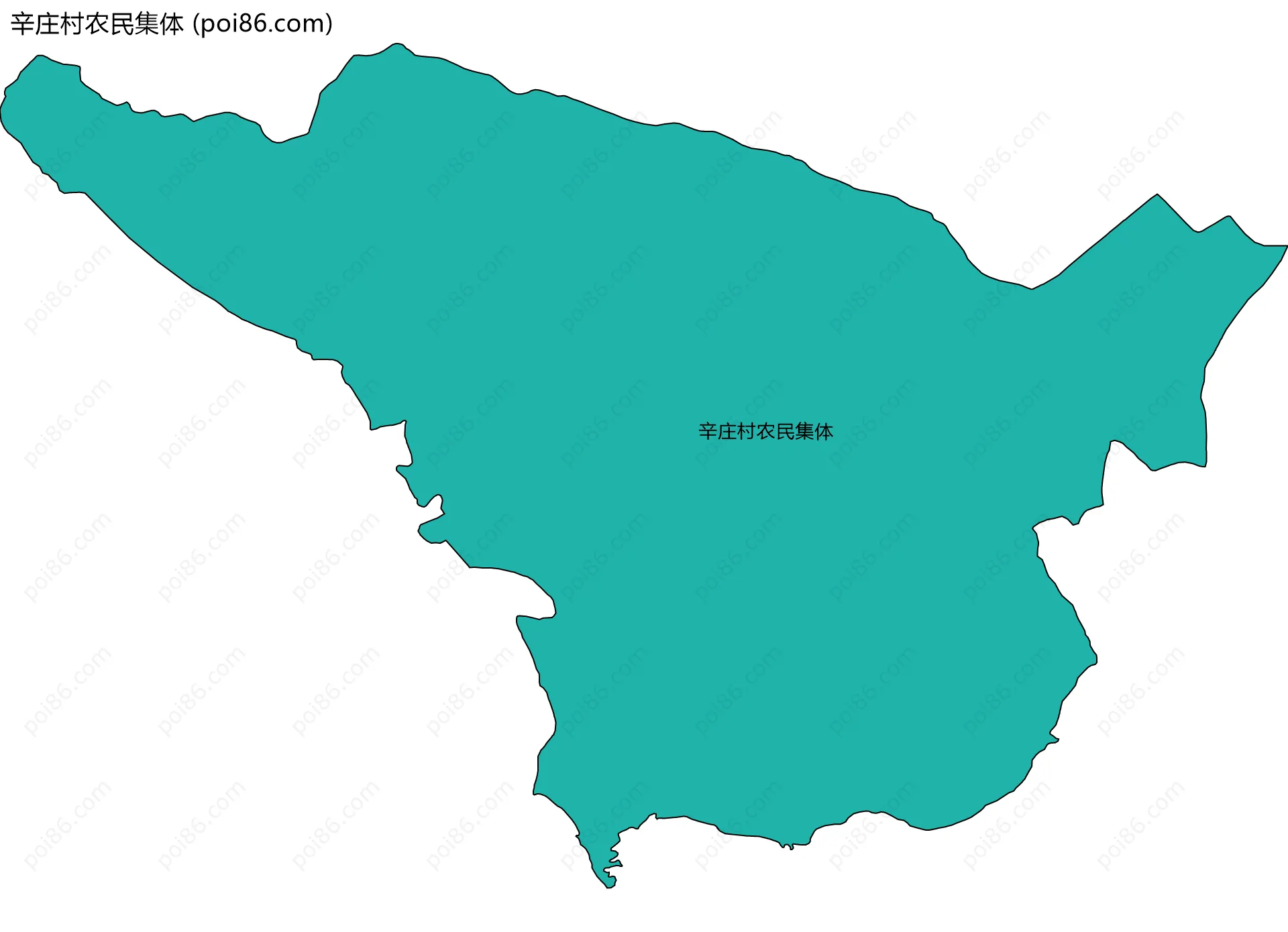 辛庄村农民集体边界地图