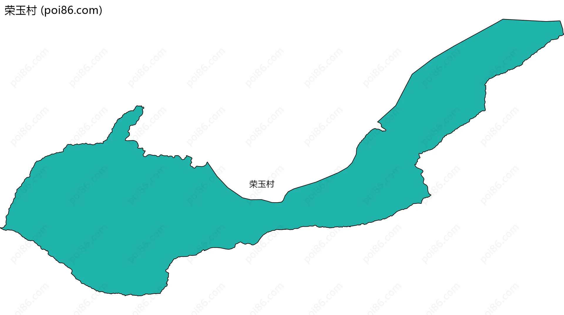 荣玉村边界地图