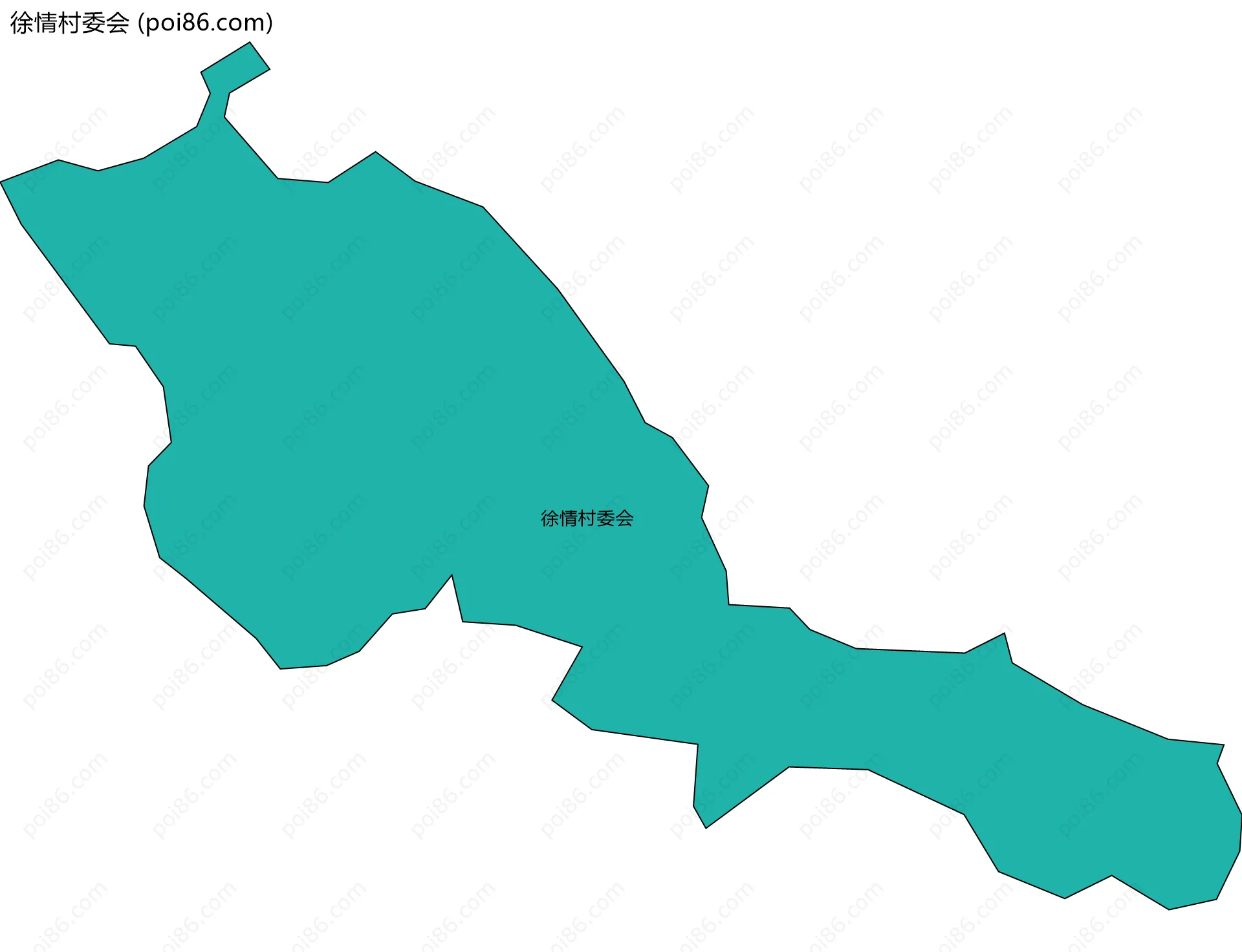 徐情村委会边界地图