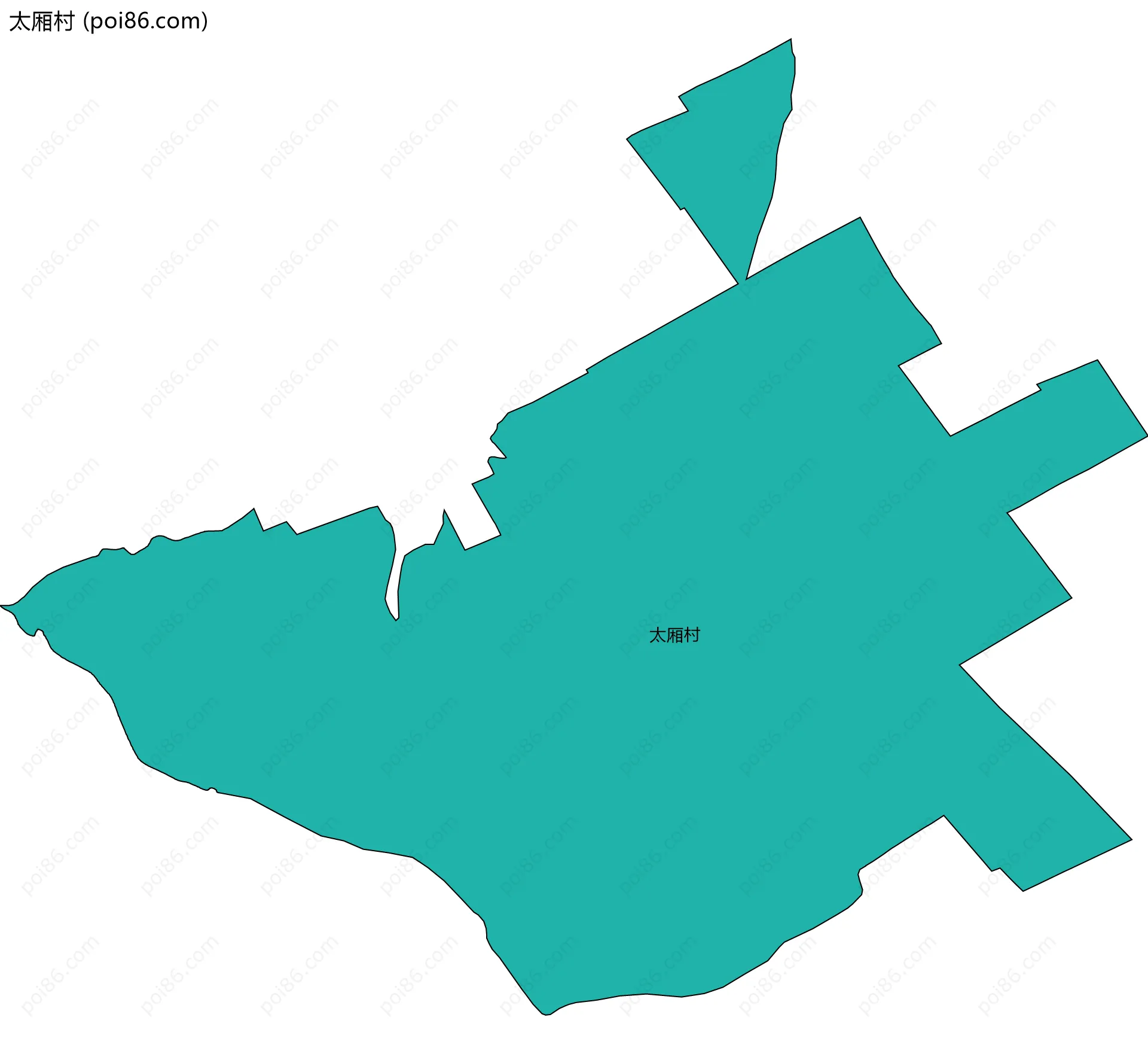 太厢村边界地图