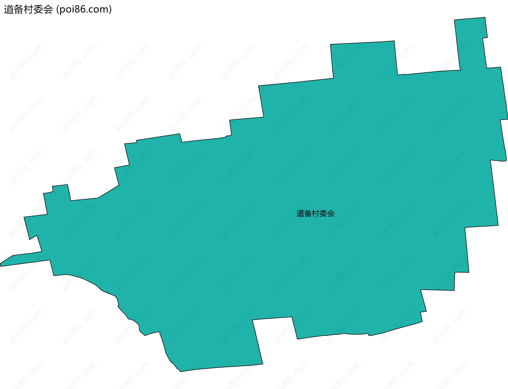 道备村委会边界地图
