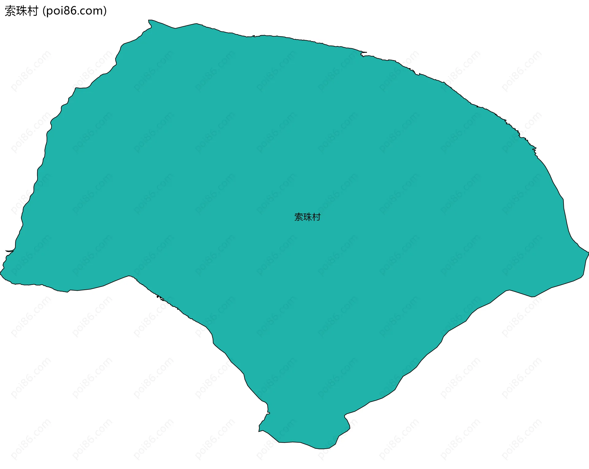索珠村边界地图