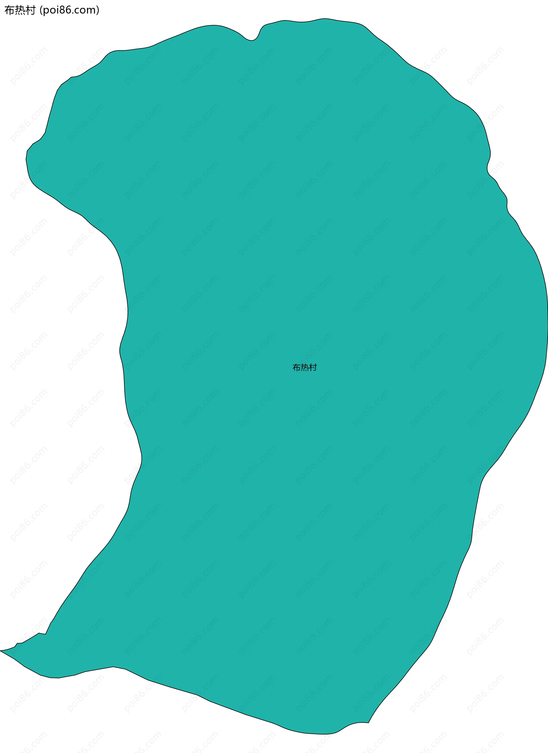 布热村边界地图