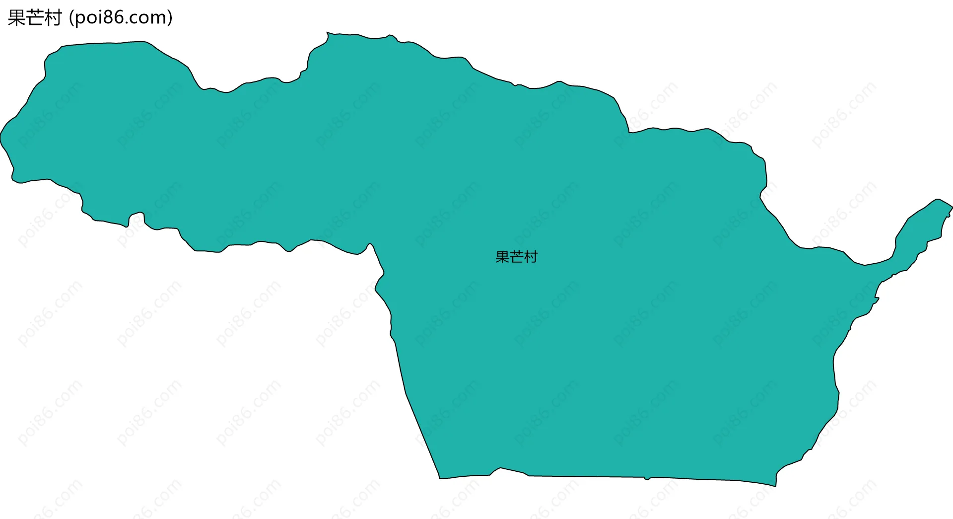 果芒村边界地图