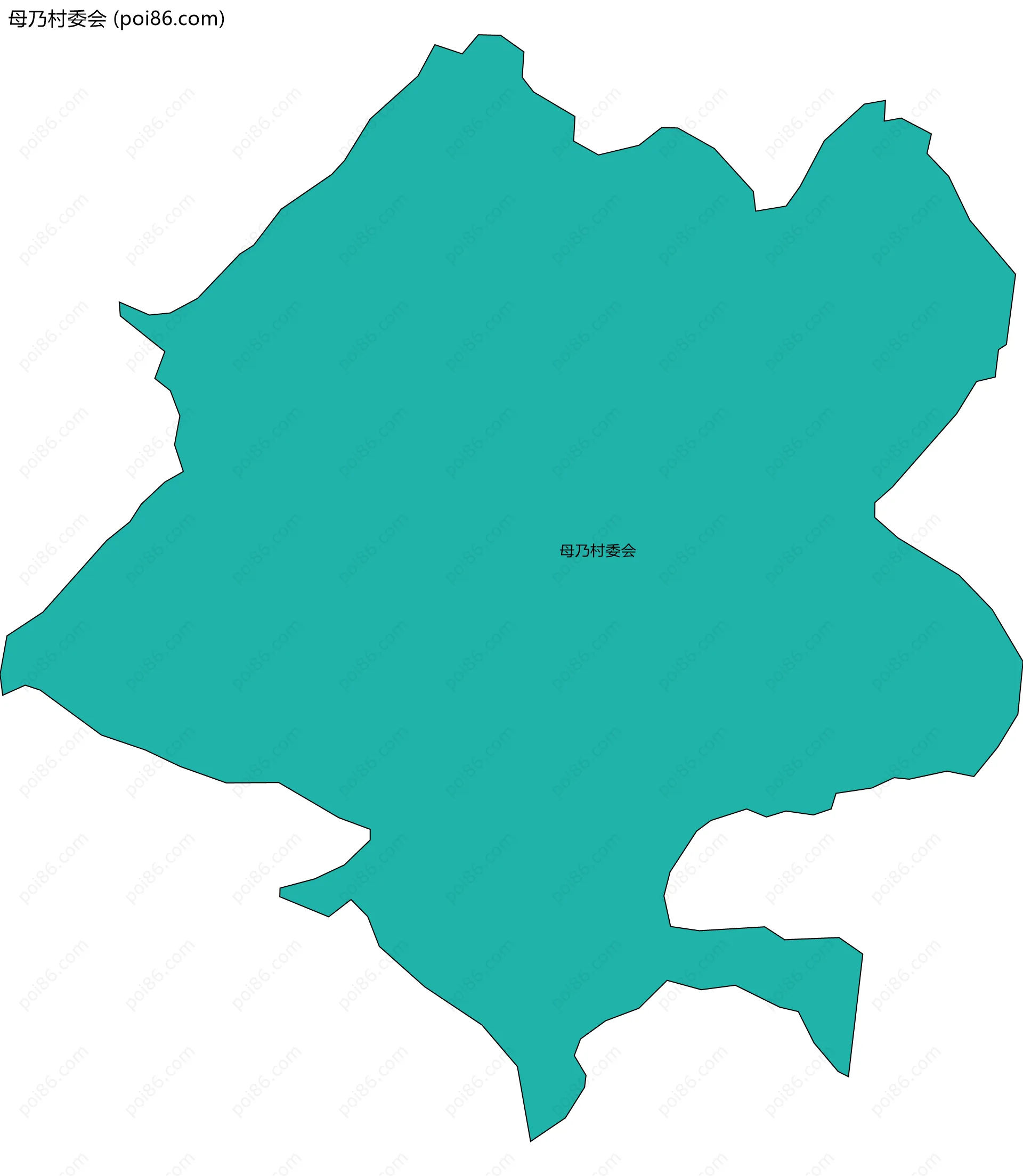 母乃村委会边界地图