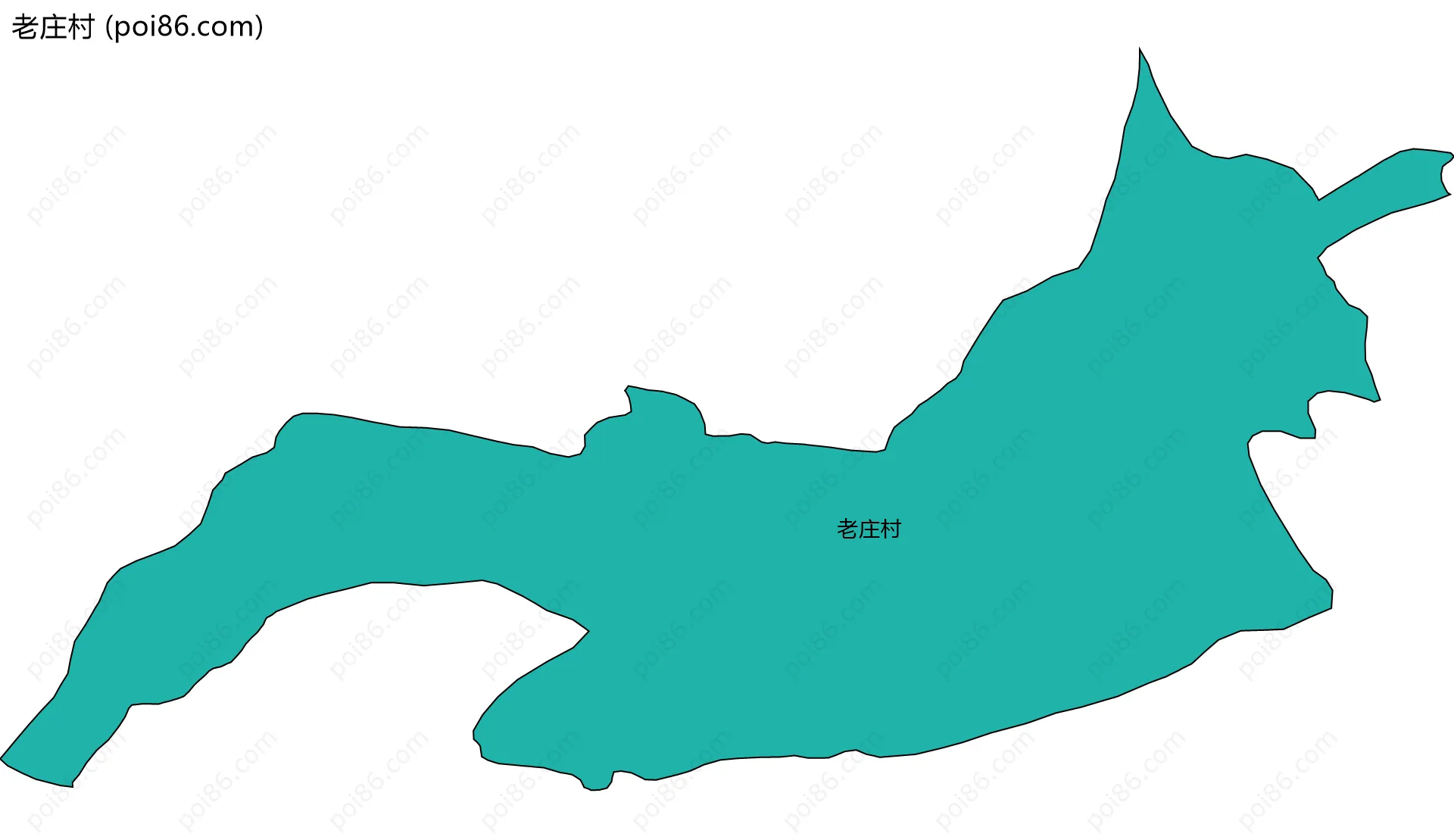 老庄村边界地图