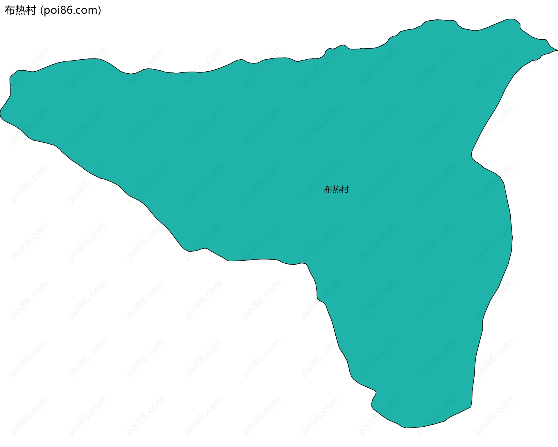 布热村边界地图