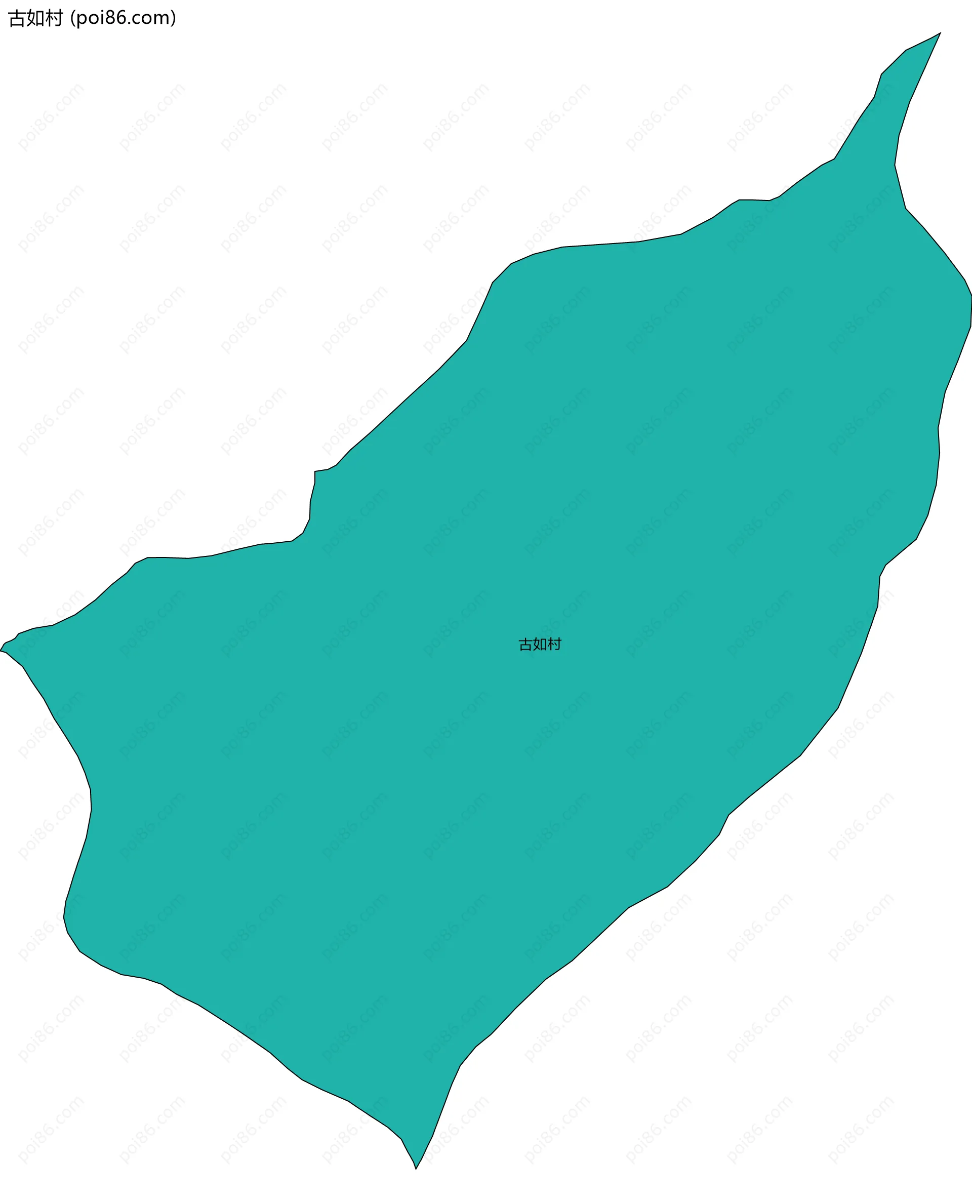 古如村边界地图