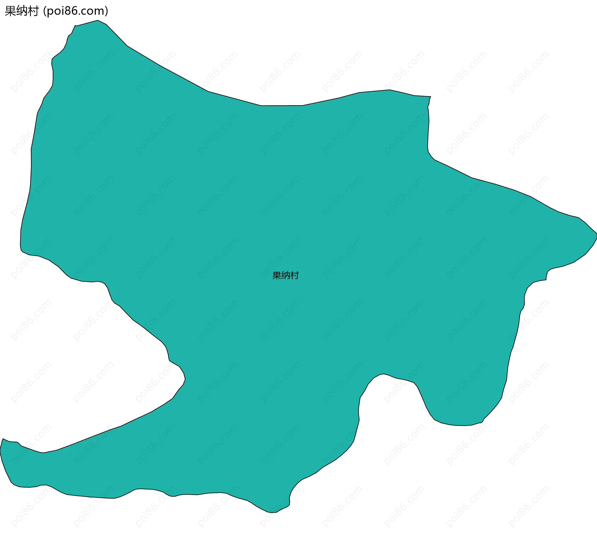 果纳村边界地图