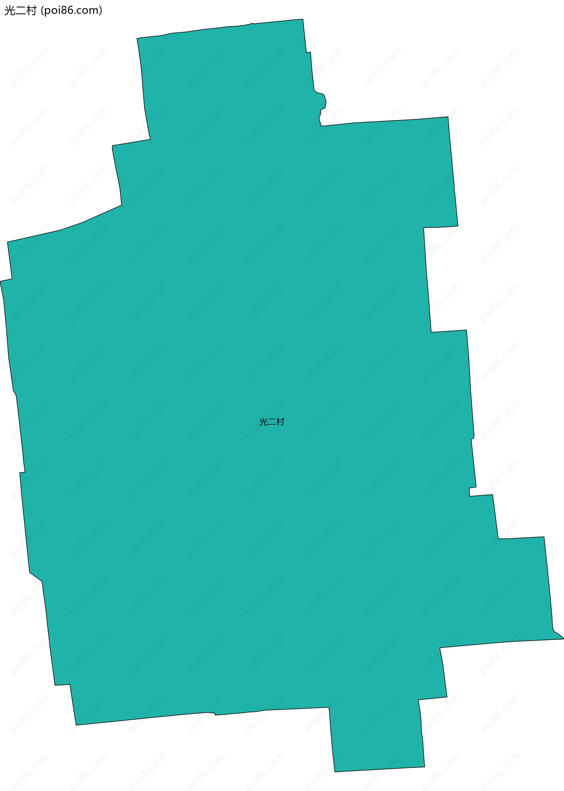光二村边界地图