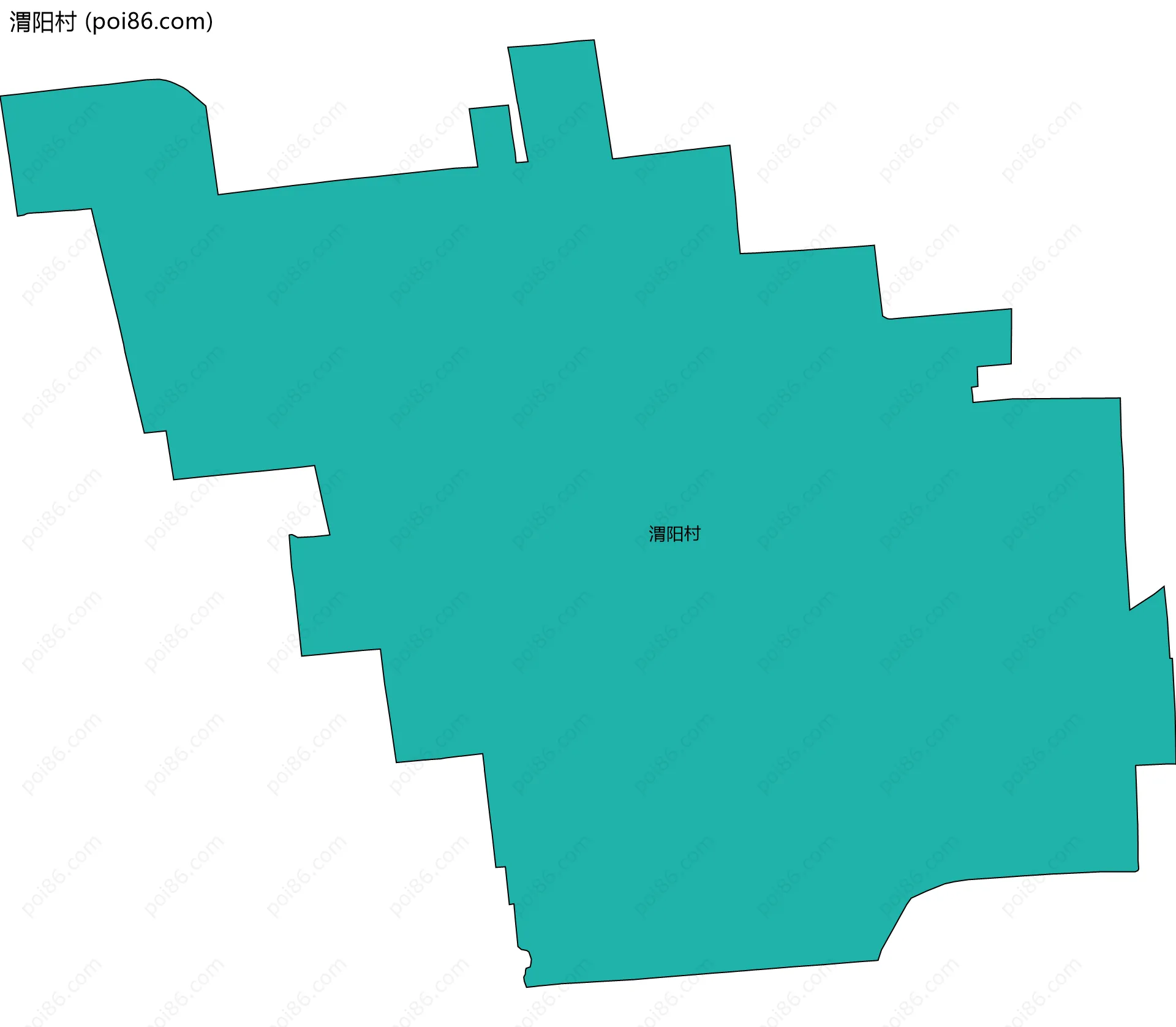 渭阳村边界地图