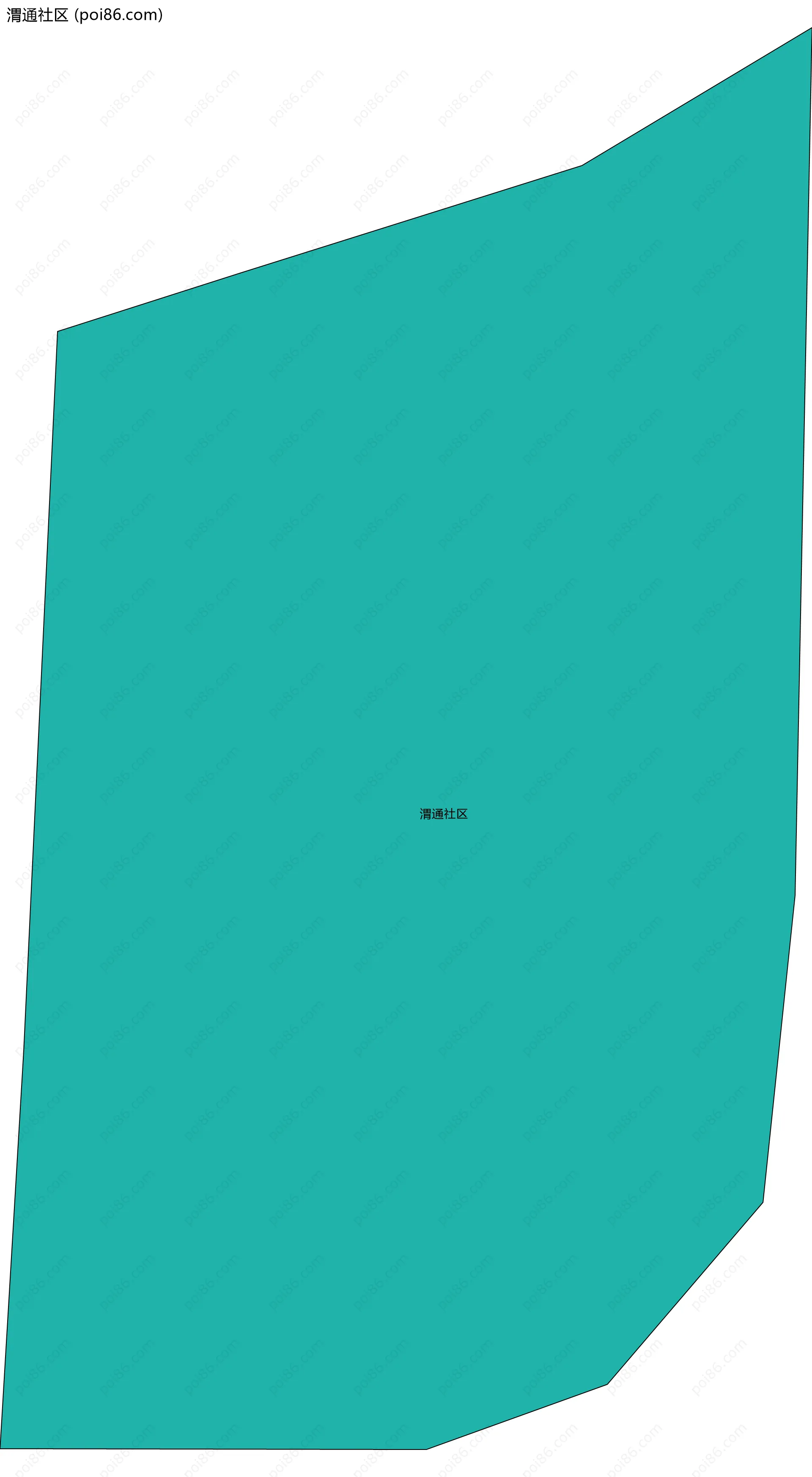 渭通社区边界地图