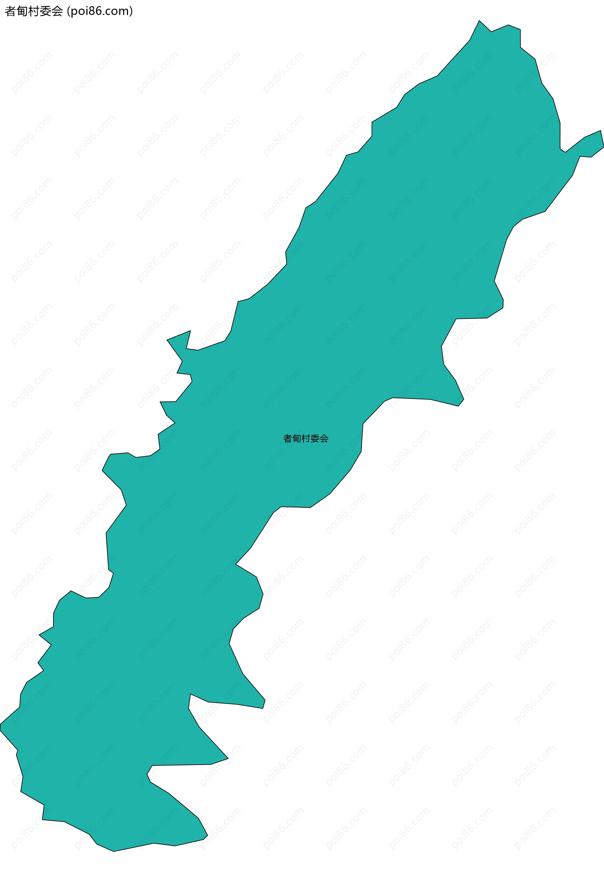 者甸村委会边界地图