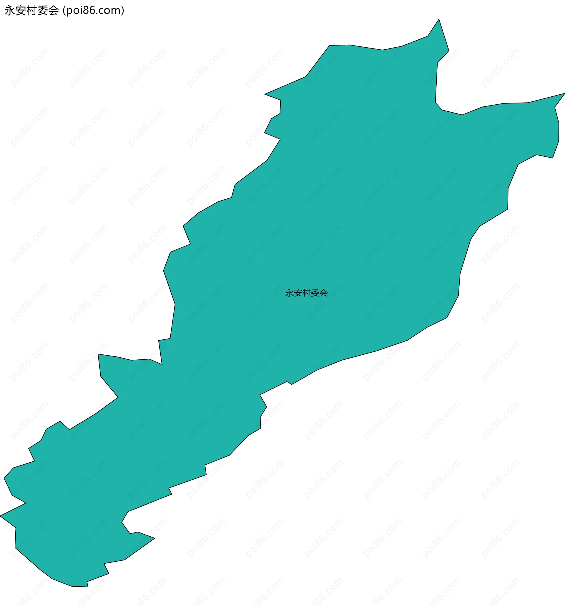 永安村委会边界地图