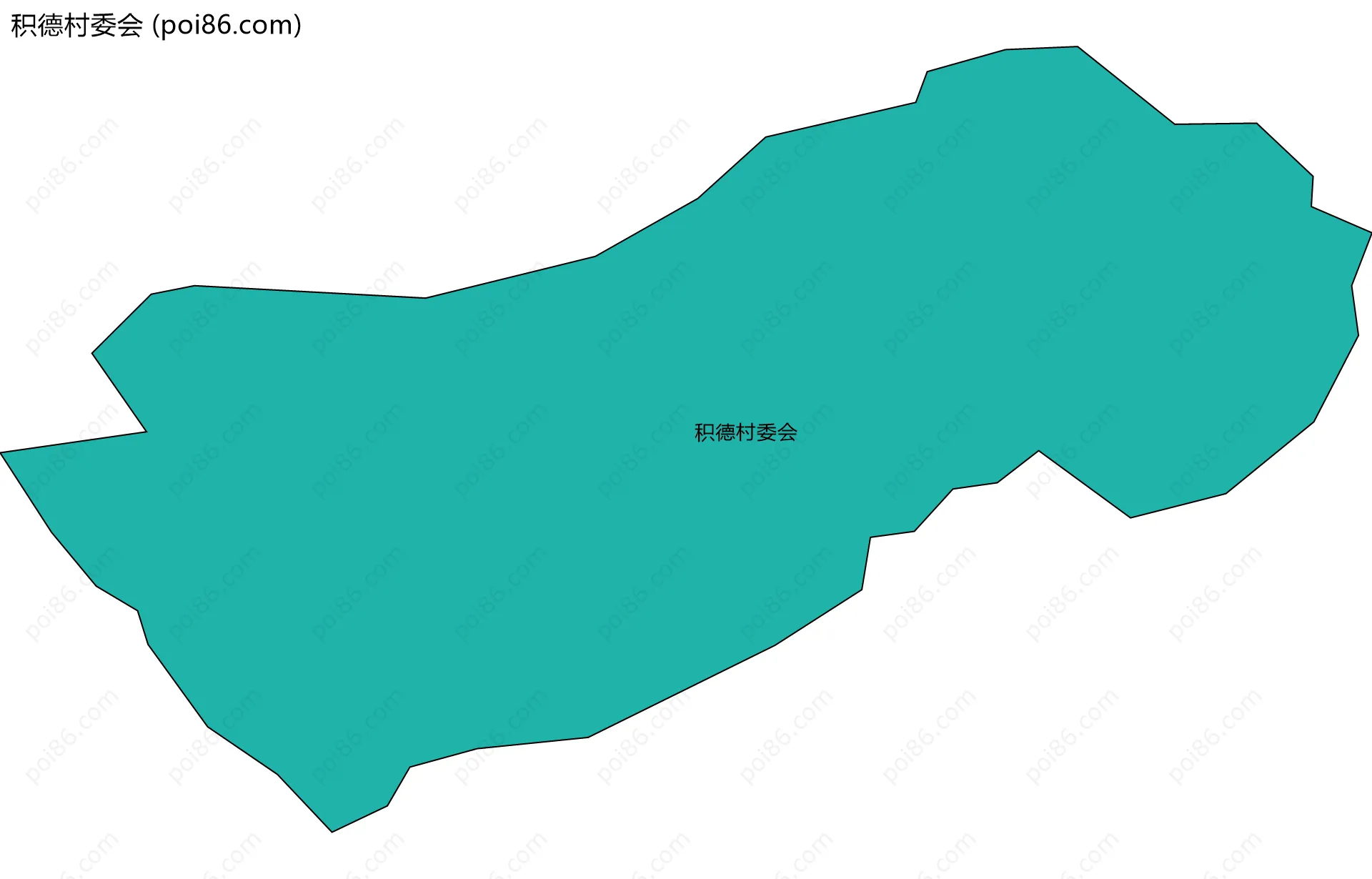 积德村委会边界地图