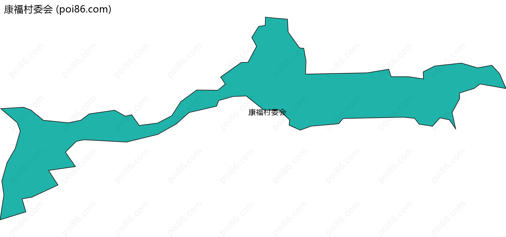 康福村委会边界地图