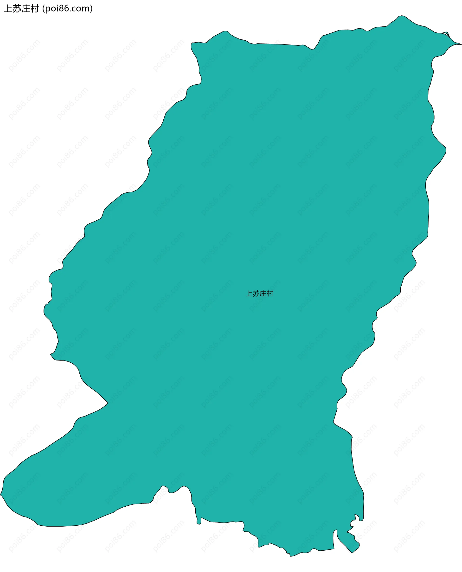 上苏庄村边界地图