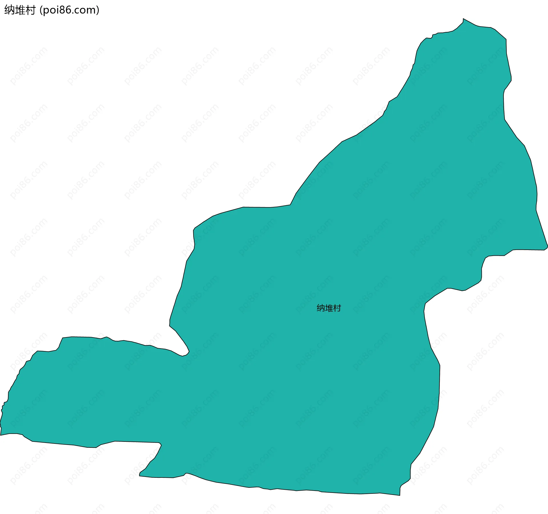 纳堆村边界地图